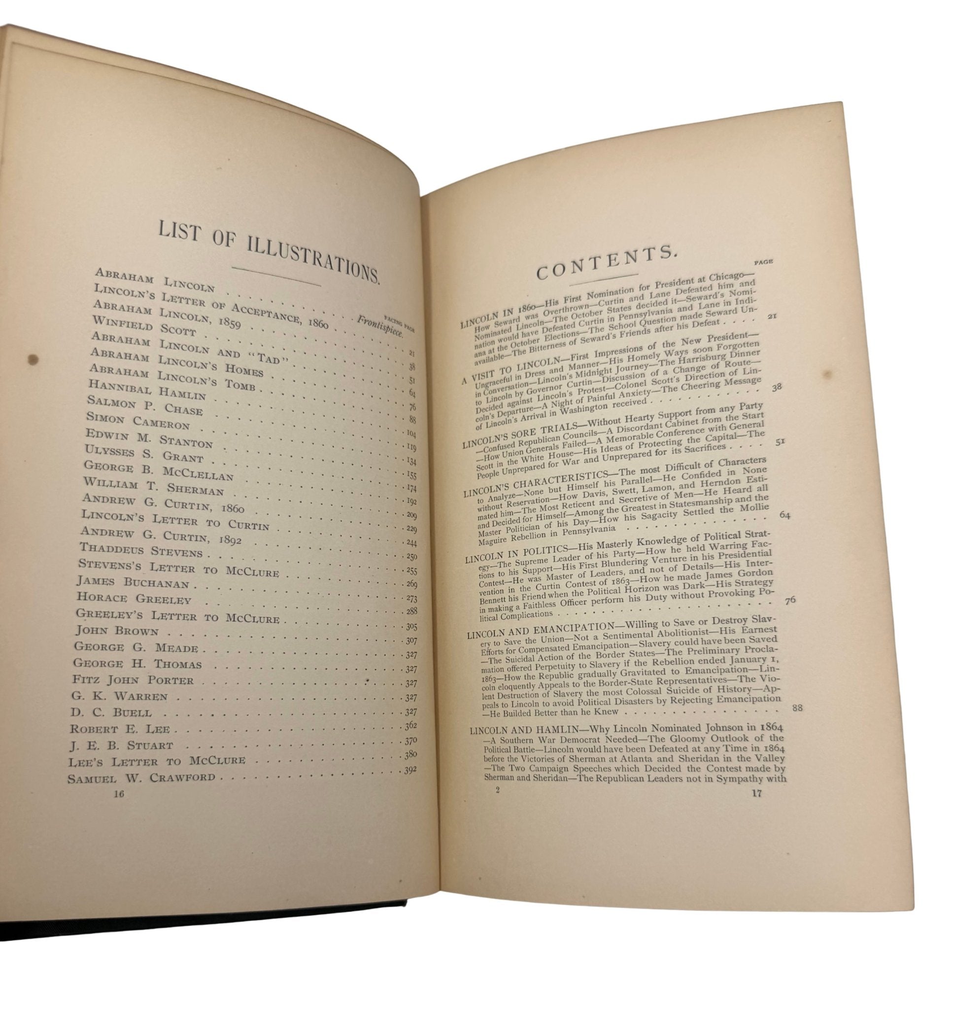 Abraham Lincoln and Men of War-Times by A. K. McClure, in Original Boards, 1892 - The Great Republic