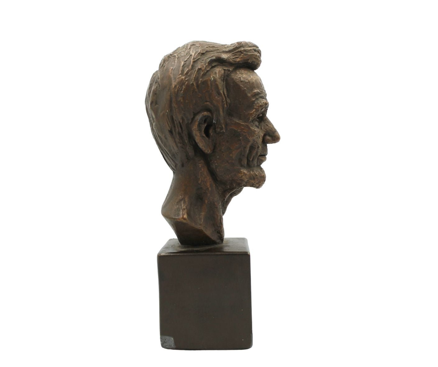 Abraham Lincoln Bust Sculpture, after Leo Cherne, Bronze Patinated Resin - The Great Republic