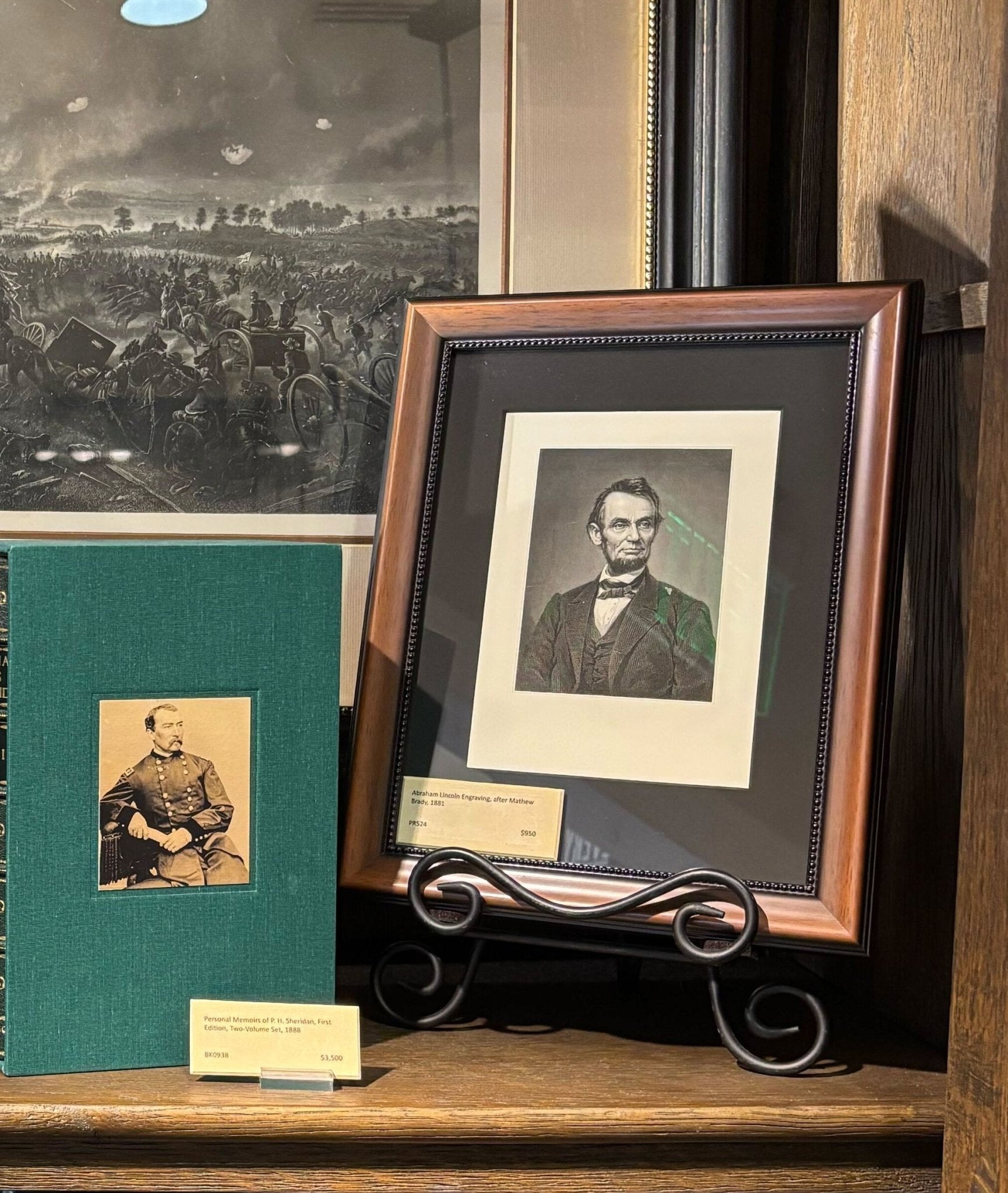 Abraham Lincoln Engraving, after Mathew Brady, 1881 - The Great Republic