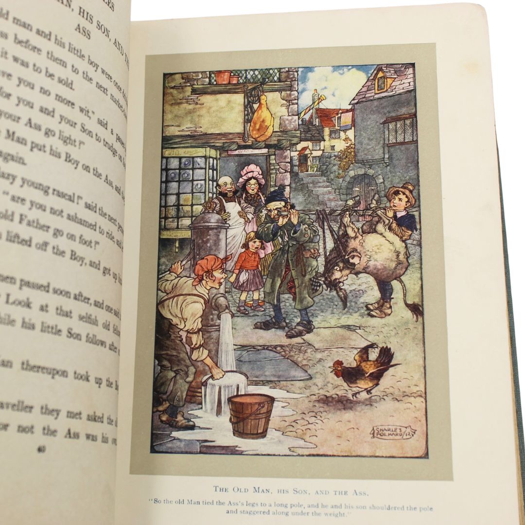 Aesop's Fables, Illustrated by Charles Folkard, 1916 - The Great Republic