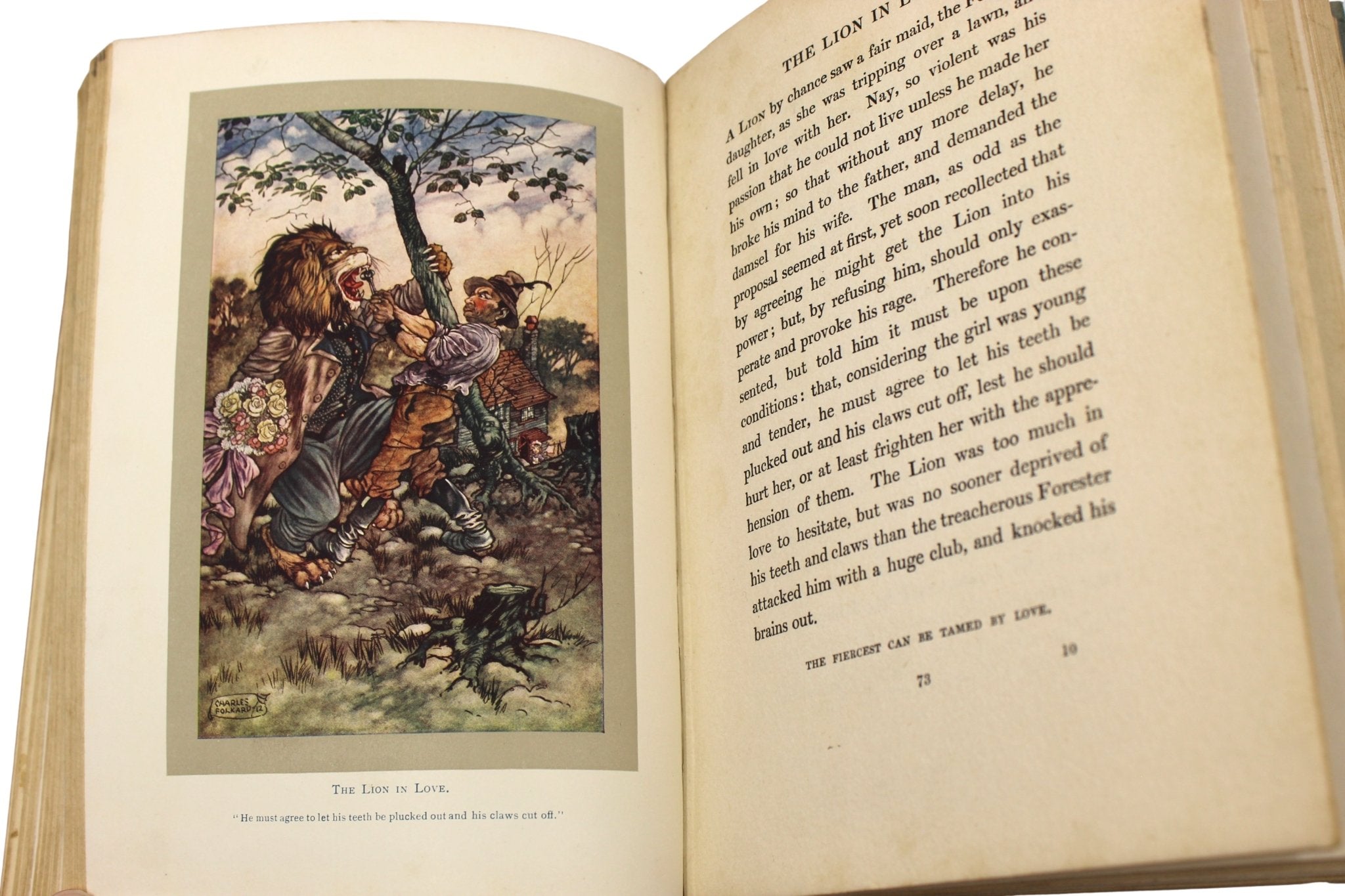 Aesop's Fables, Illustrated by Charles Folkard, 1916 - The Great Republic