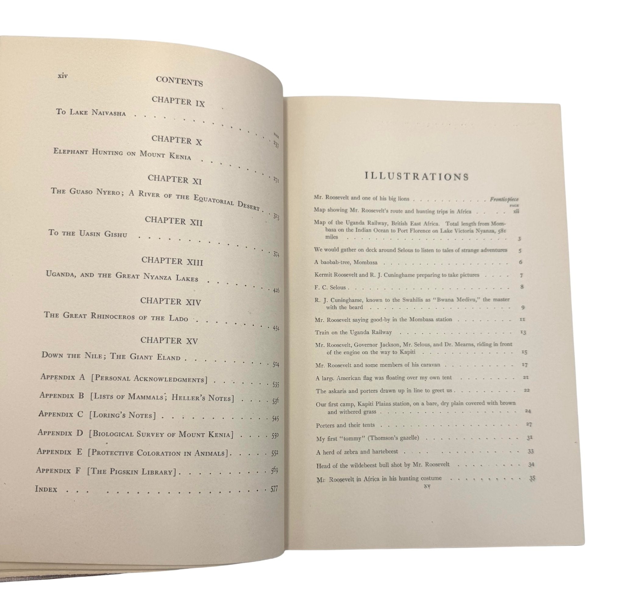 African Game Trails by Theodore Roosevelt, Scarce Syndicate Publishing Company Edition, 1910 - The Great Republic