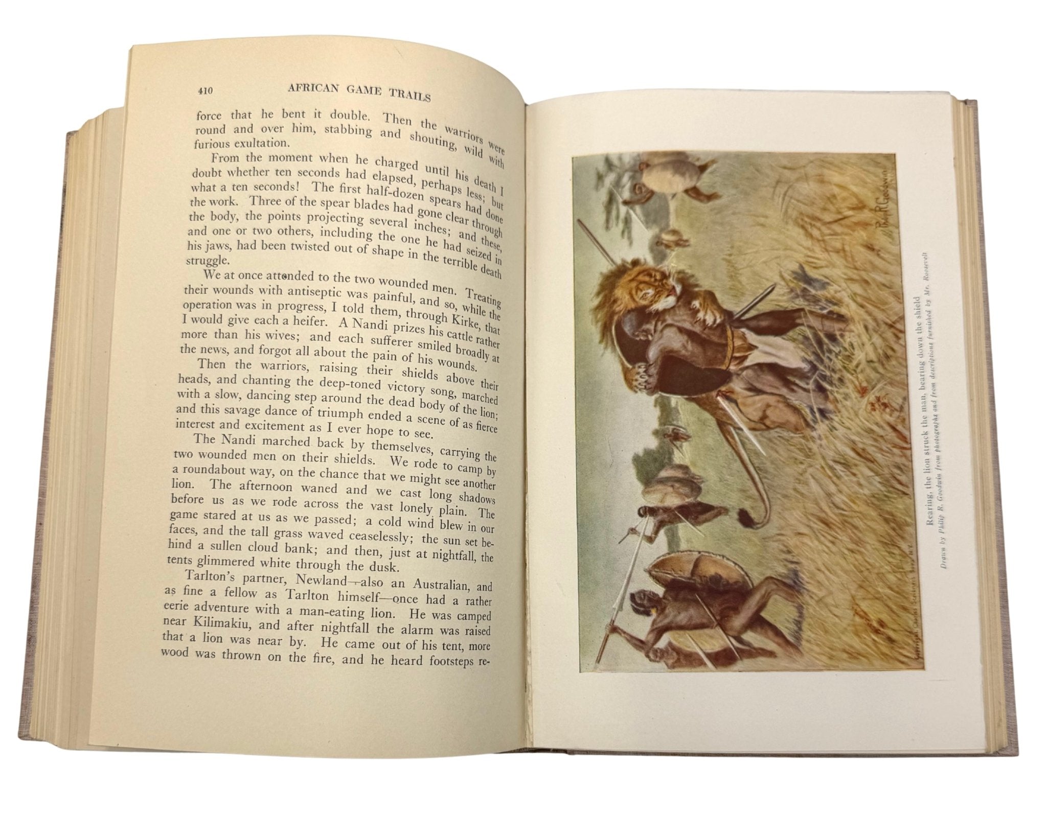 African Game Trails by Theodore Roosevelt, Scarce Syndicate Publishing Company Edition, 1910 - The Great Republic