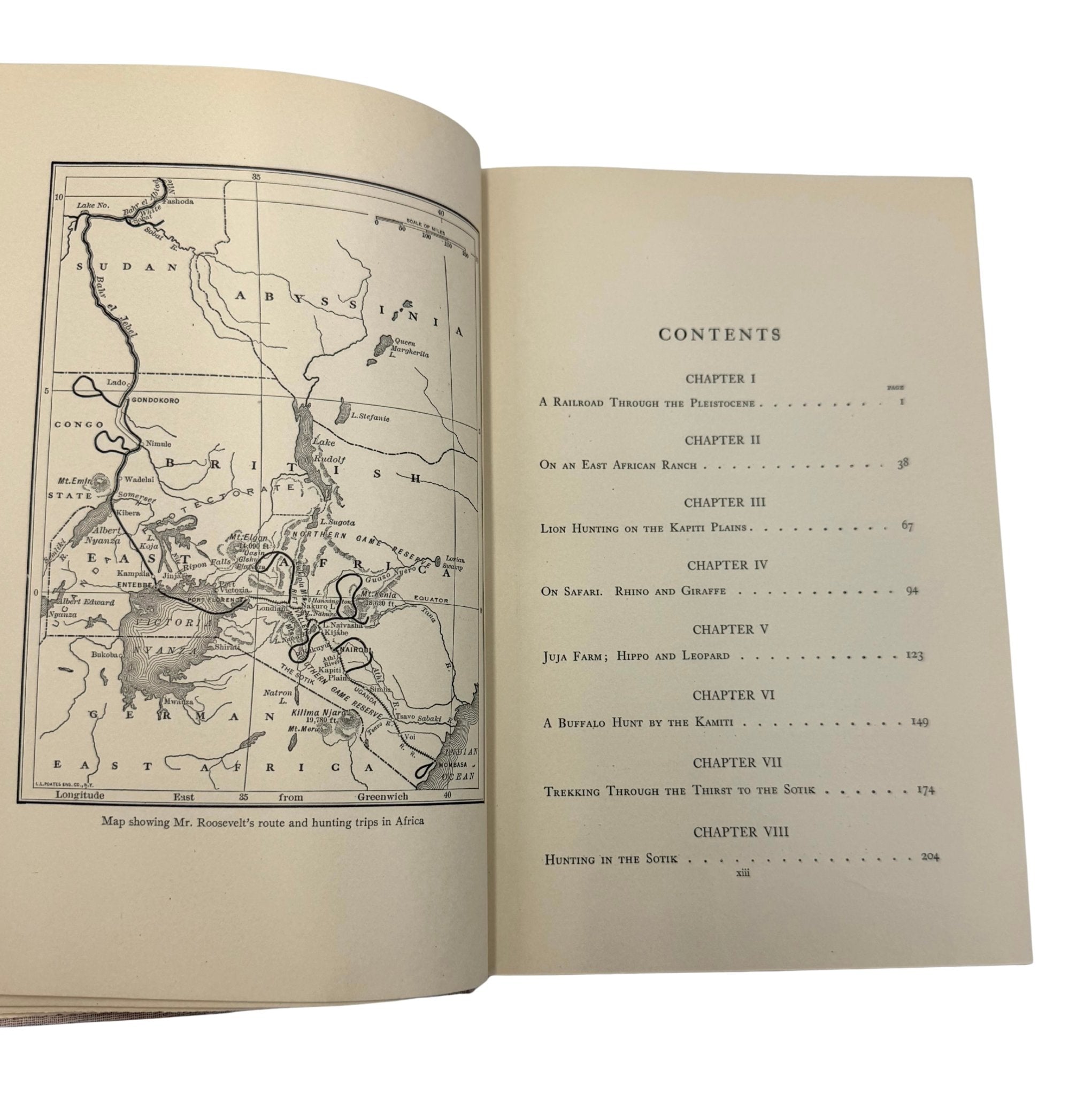 African Game Trails by Theodore Roosevelt, Scarce Syndicate Publishing Company Edition, 1910 - The Great Republic