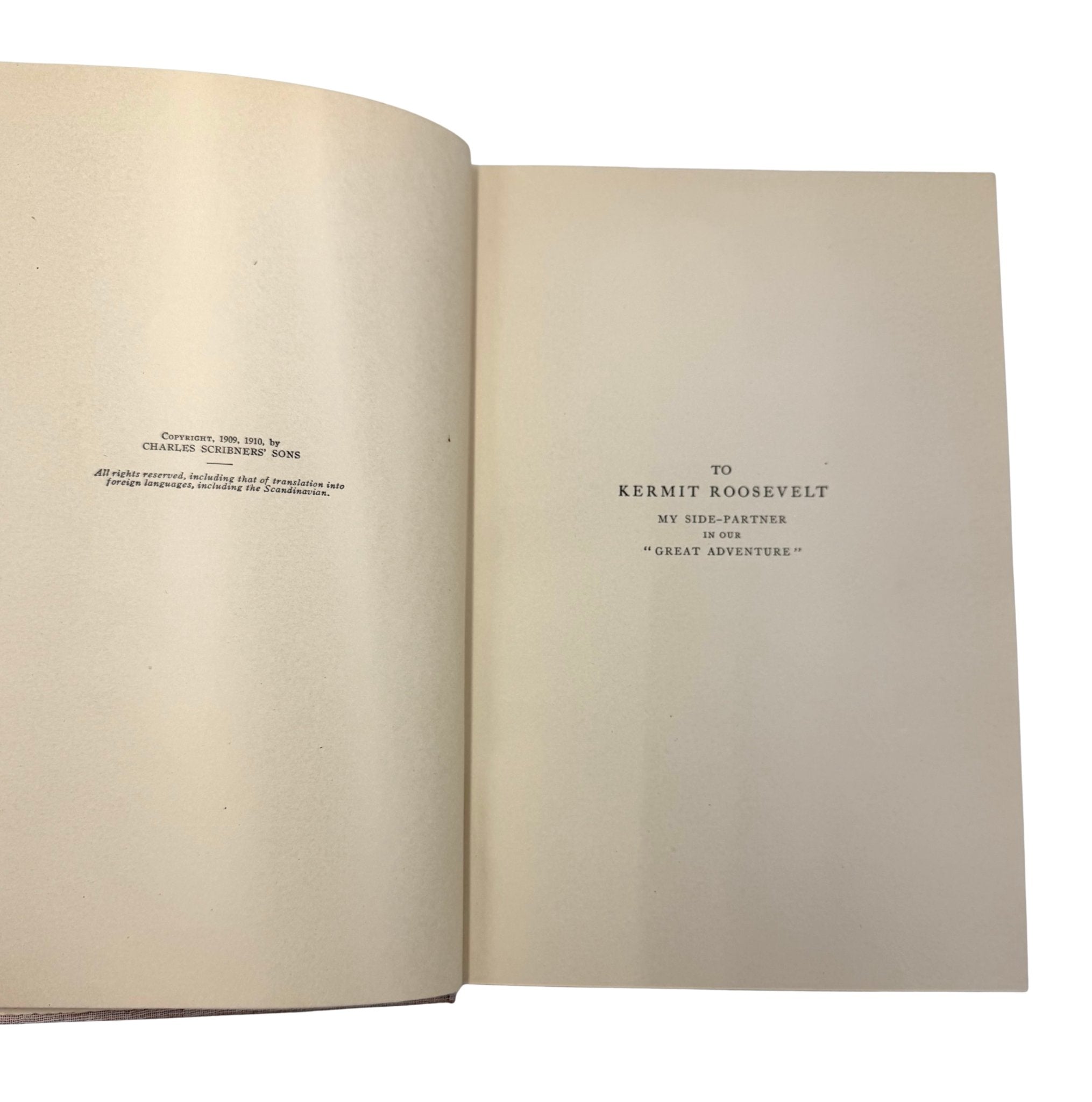African Game Trails by Theodore Roosevelt, Scarce Syndicate Publishing Company Edition, 1910 - The Great Republic