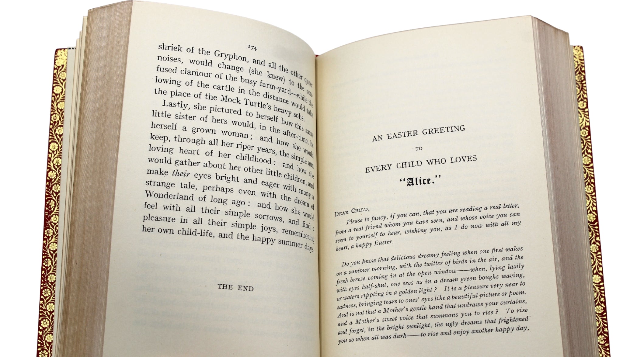 Alice's Adventures in Wonderland and Through the Looking Glass by Lewis Carroll, Illustrated by John Tenniel, Bound in One Volume by Bayntun, 1959, 1955 - The Great Republic