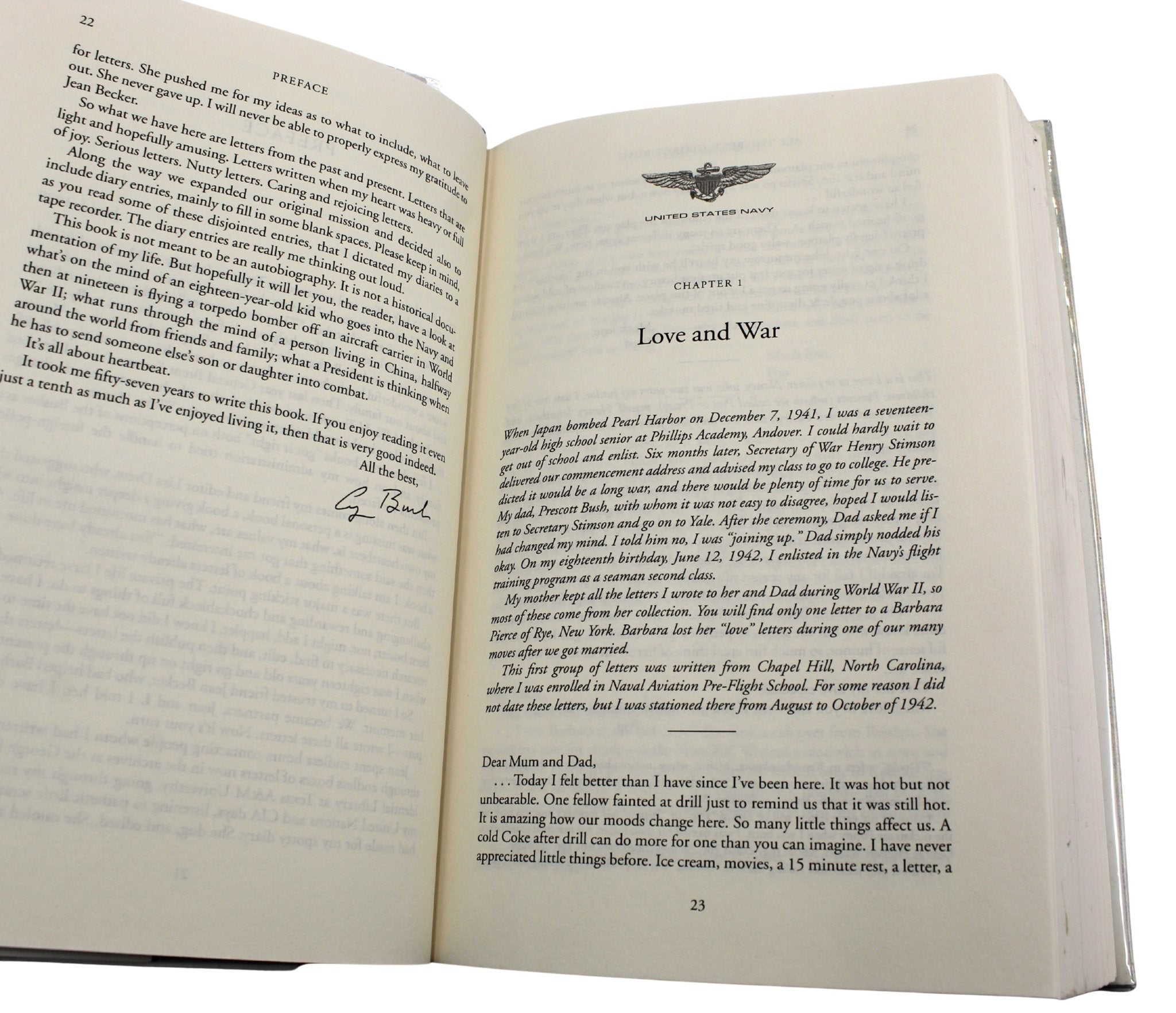 All The Best, Signed by George Bush, First Edition in Original Dust Jacket, 1999 - The Great Republic