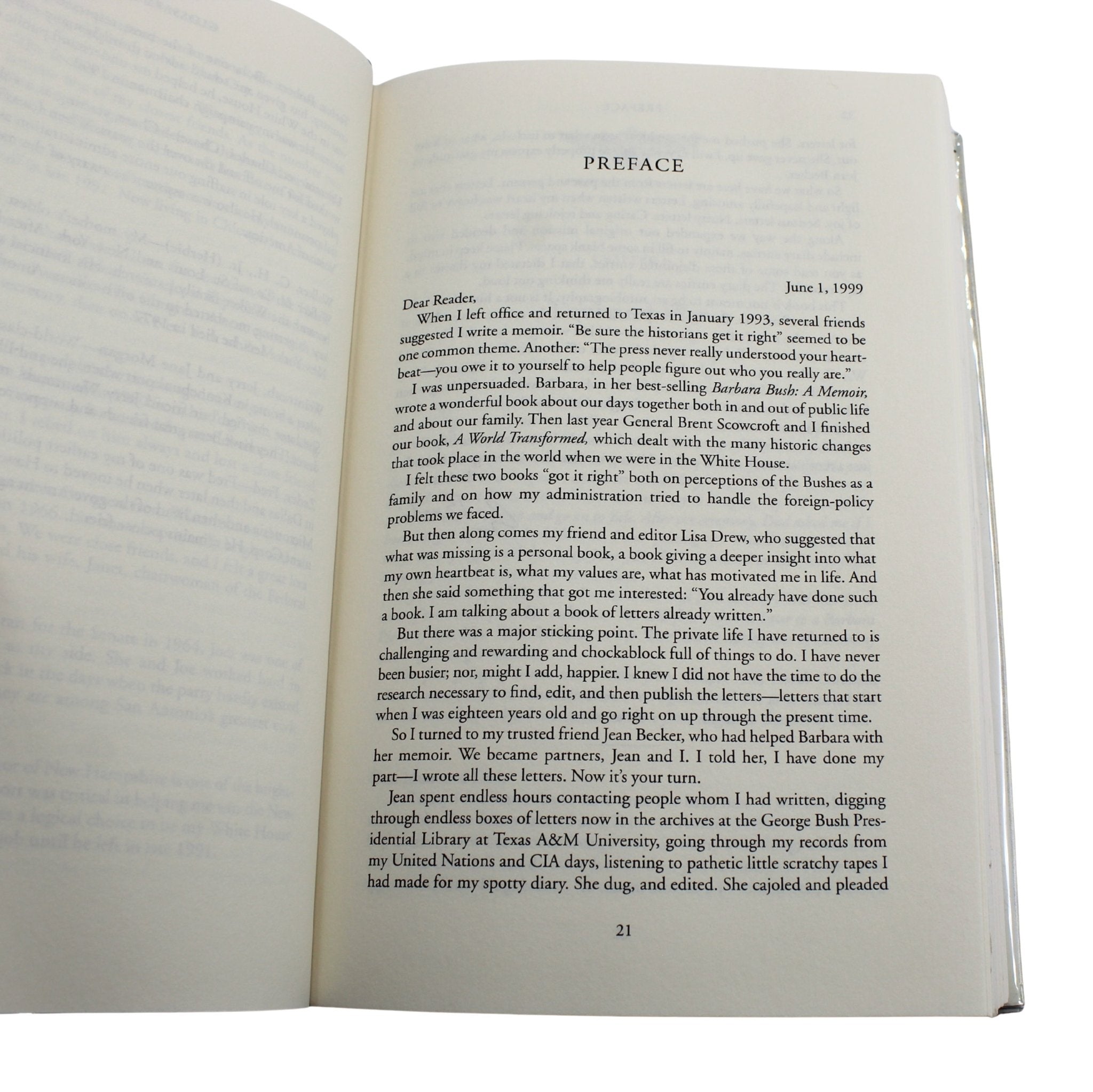 All The Best, Signed by George Bush, First Edition in Original Dust Jacket, 1999 - The Great Republic