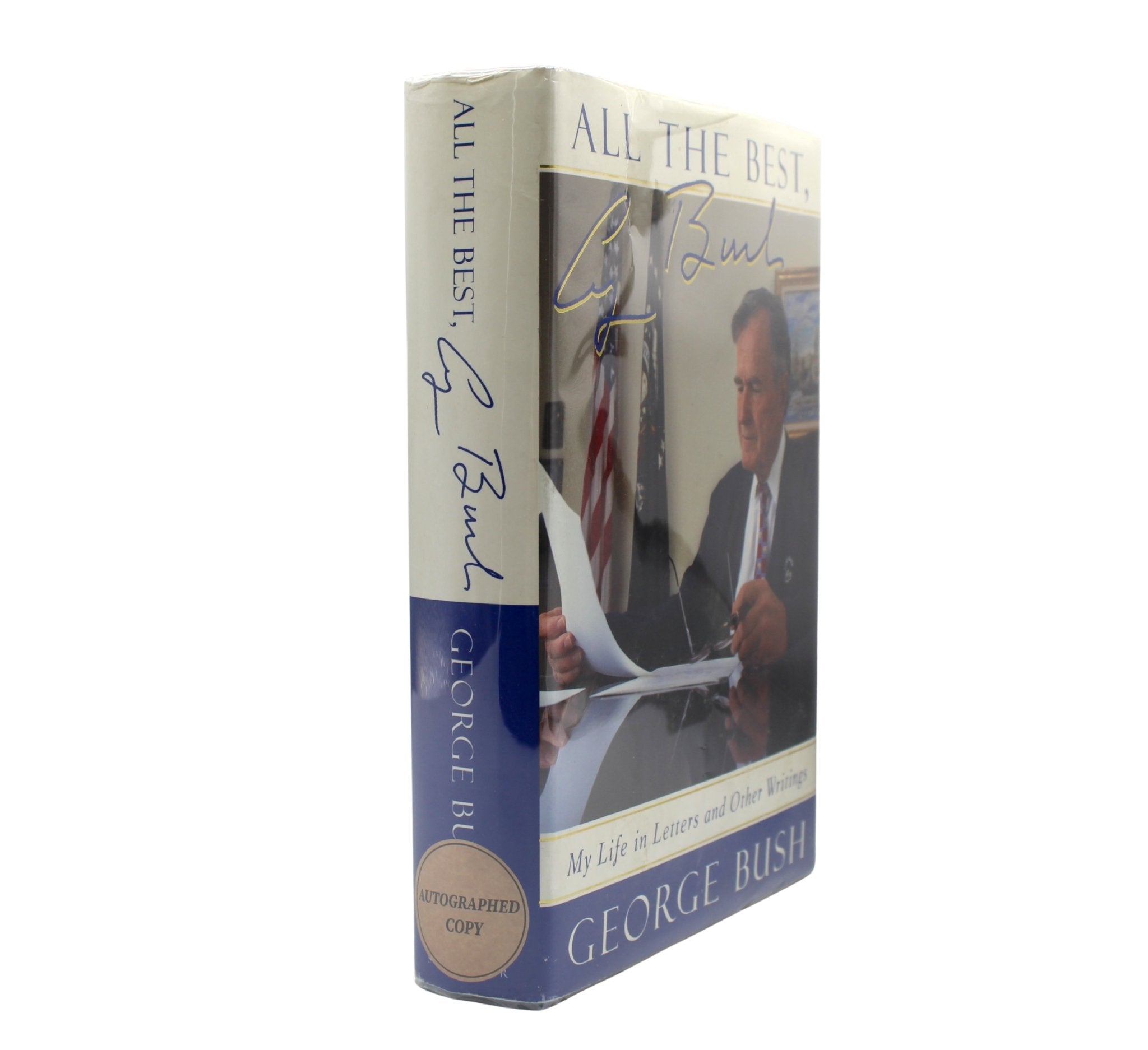 All The Best, Signed by George Bush, First Edition in Original Dust Jacket, 1999 - The Great Republic
