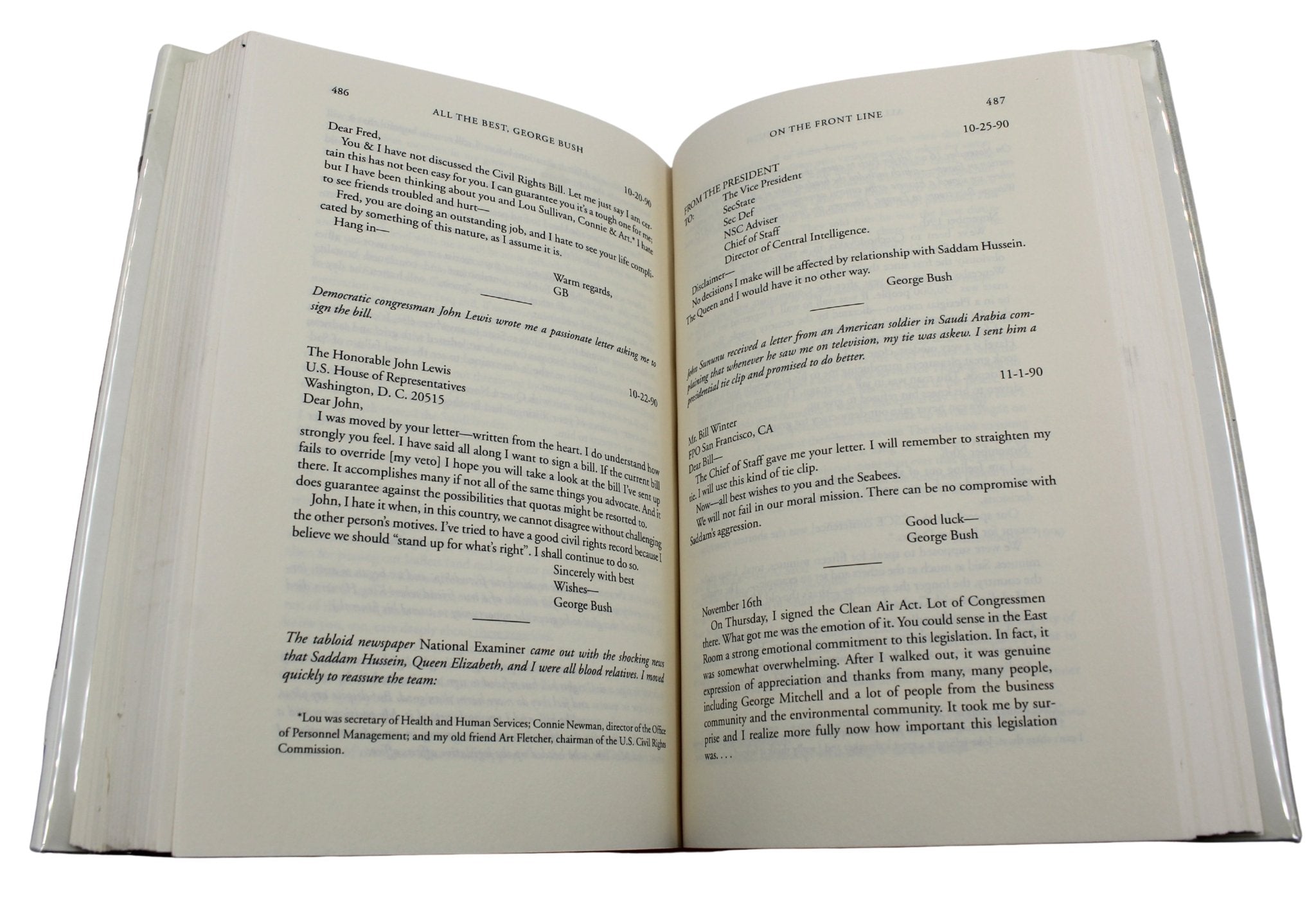 All The Best, Signed by George Bush, First Edition in Original Dust Jacket, 1999 - The Great Republic