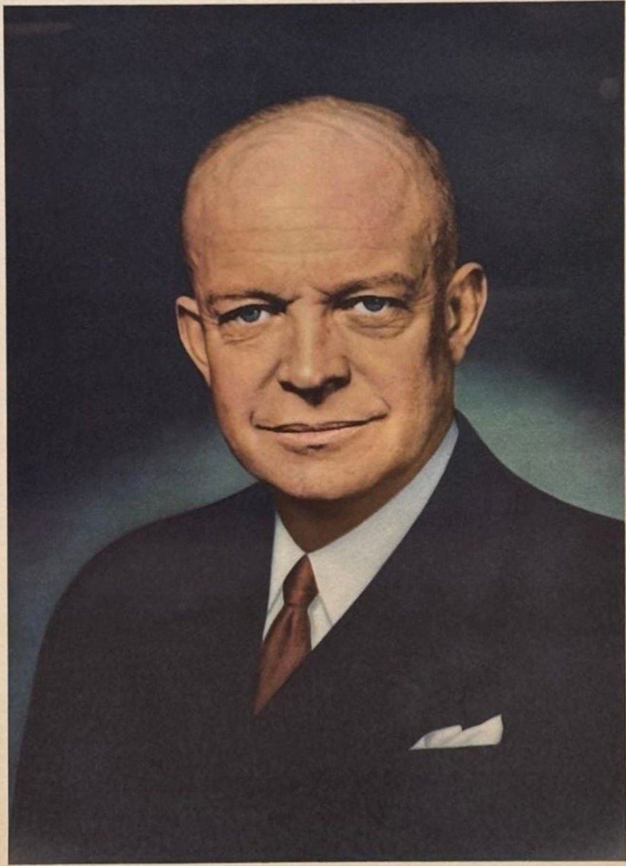 "America Needs Eisenhower" Vintage Presidential Campaign Poster - The Great Republic