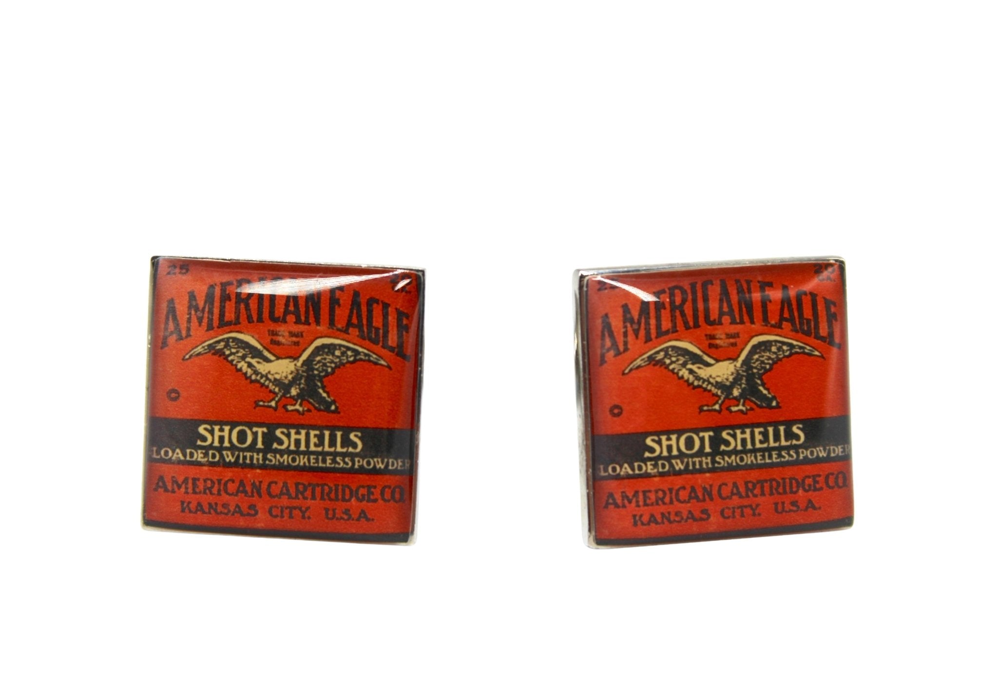 American Eagle Shot Shells Cufflinks - The Great Republic