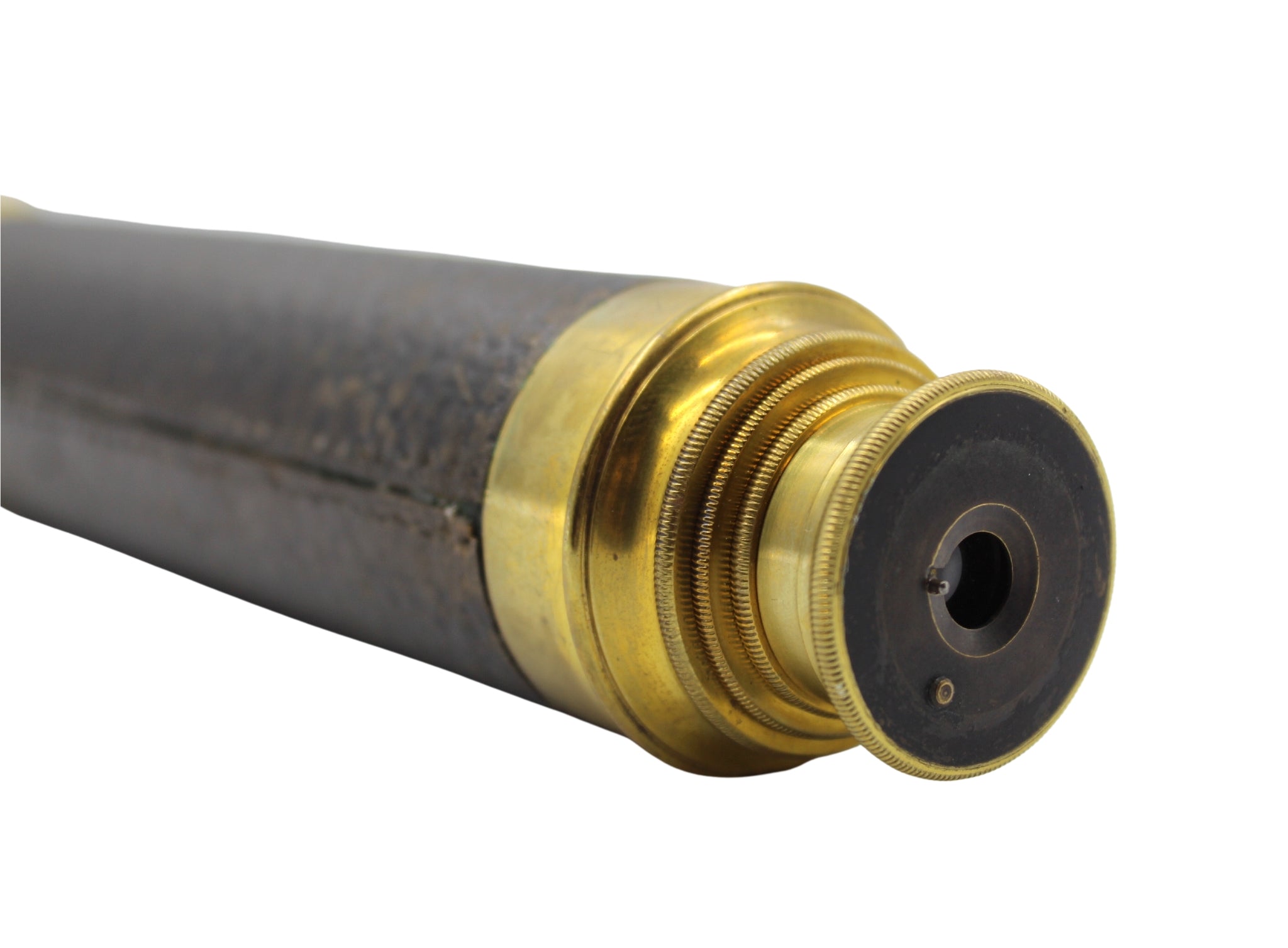 Antique Brass Three - Draw Telescope, 19th Century - The Great Republic