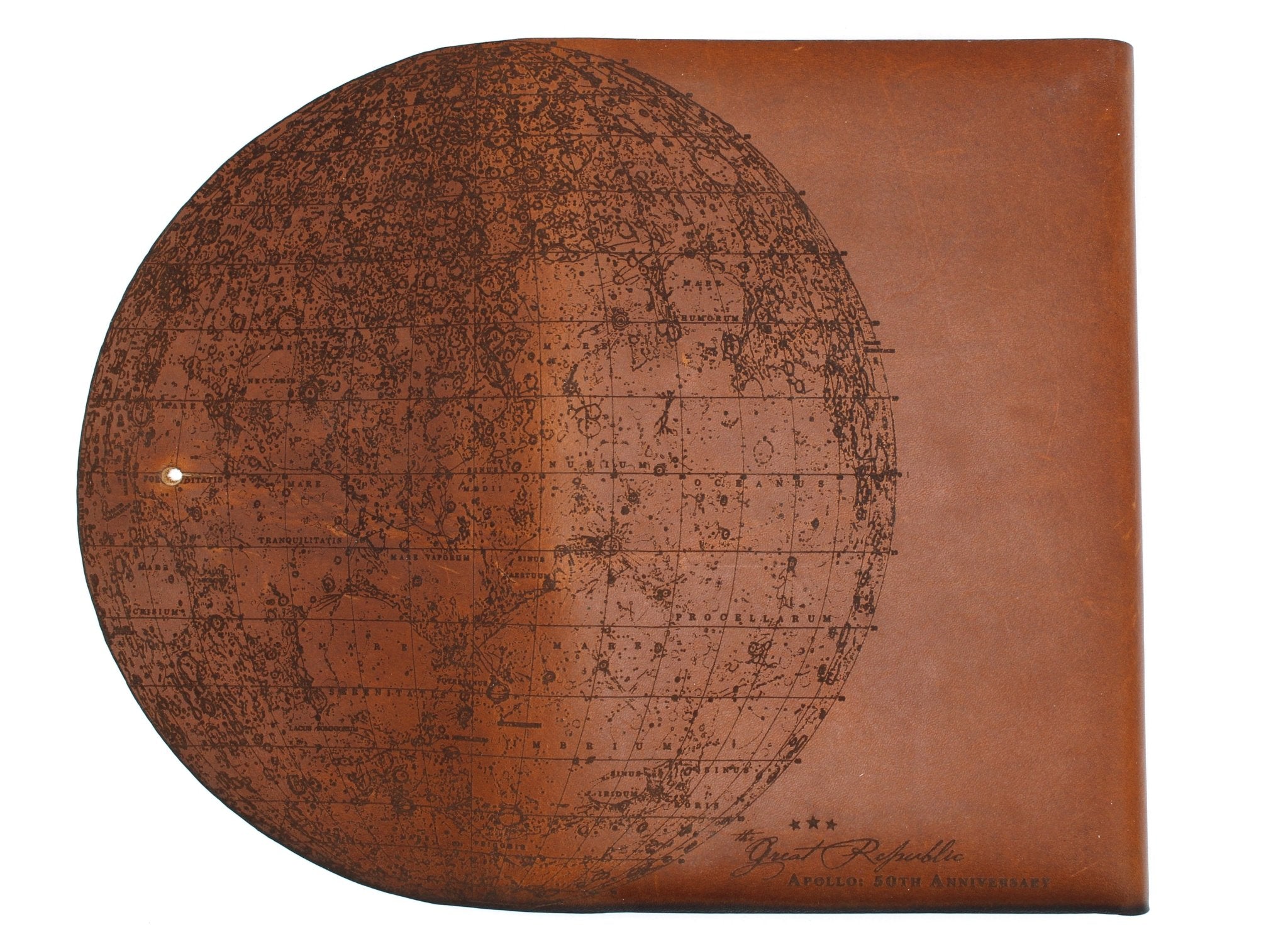 Apollo 11 Moon Landing Leather Journal - The Great Republic