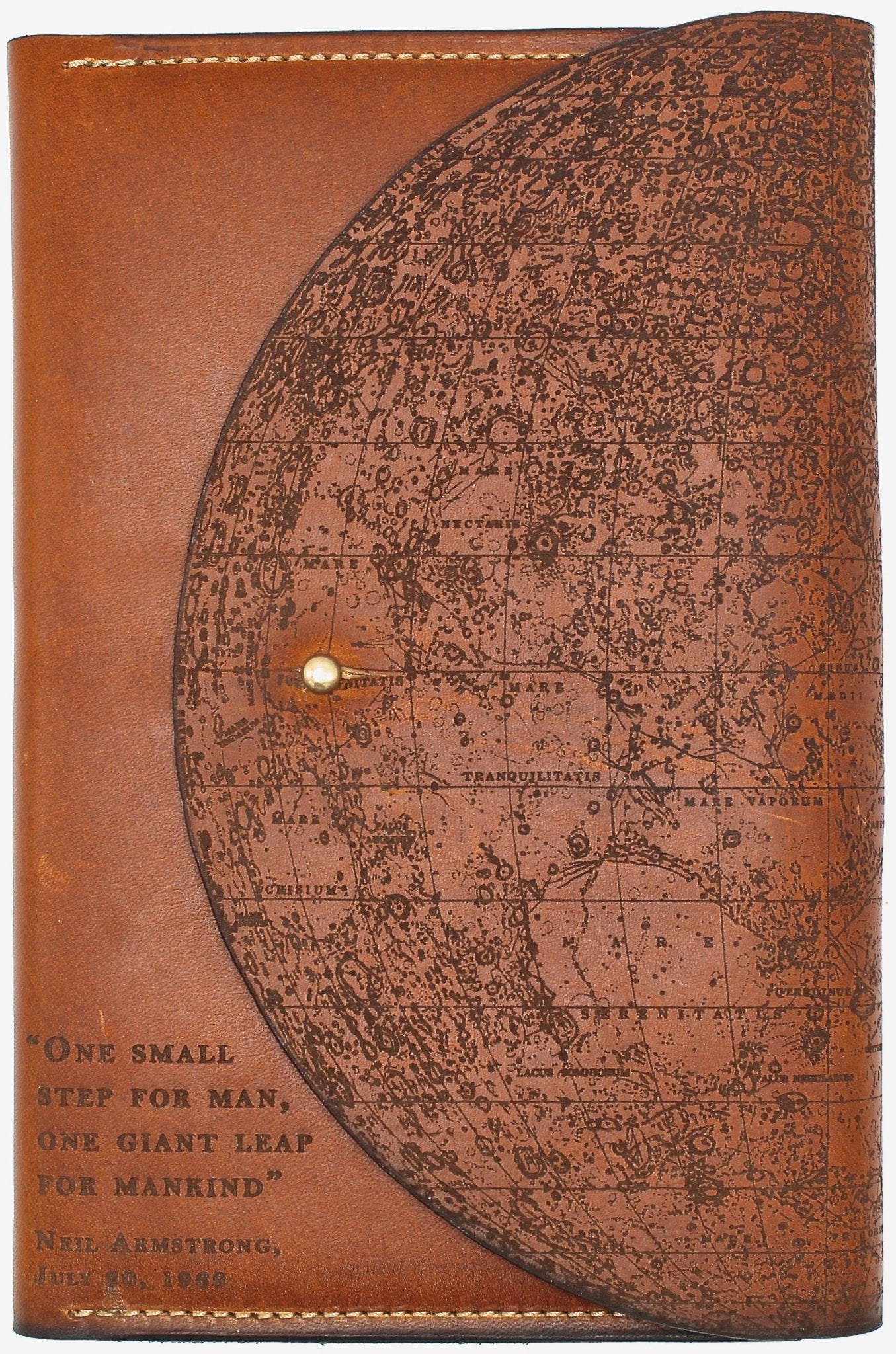 Apollo 11 Moon Landing Leather Journal - The Great Republic