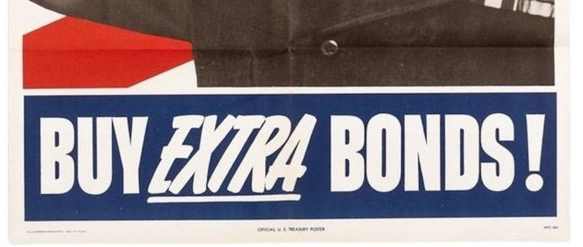 "Back 'em Up. Buy Extra Bonds" Vintage WWII Poster by Boris Chaliapin, 1944 - The Great Republic