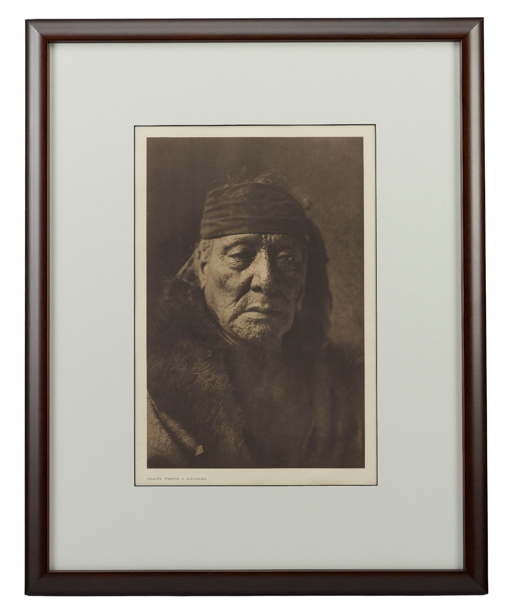 "Bear's Teeth - Arikara" by Edward S. Curtis, 1908 - The Great Republic