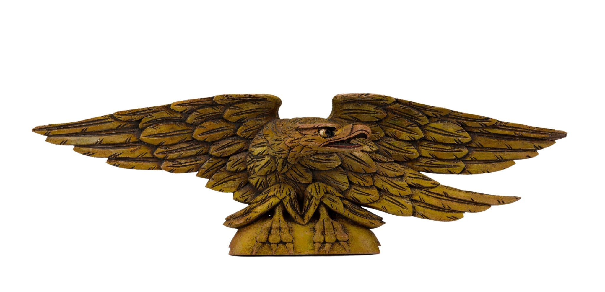 Bellamy Style Hand - Carved New England Pine Eagle, Mid - 20th Century - The Great Republic