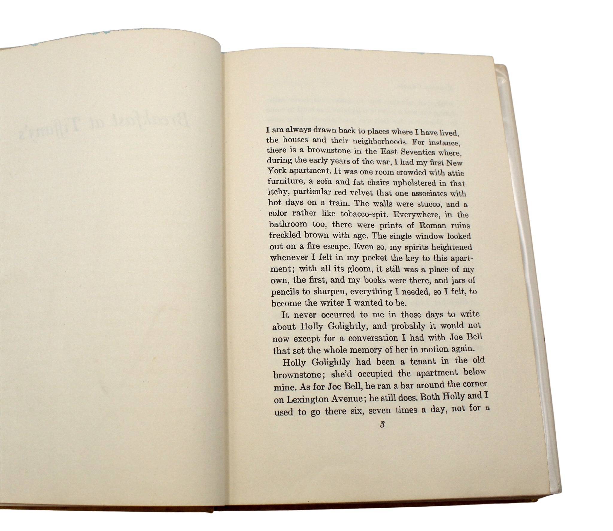 Breakfast at Tiffany's: A Short Novel and Three Stories, Signed by Truman Capote, First Edition, First Printing, in First Issue Dust Jacket, 1958 - The Great Republic