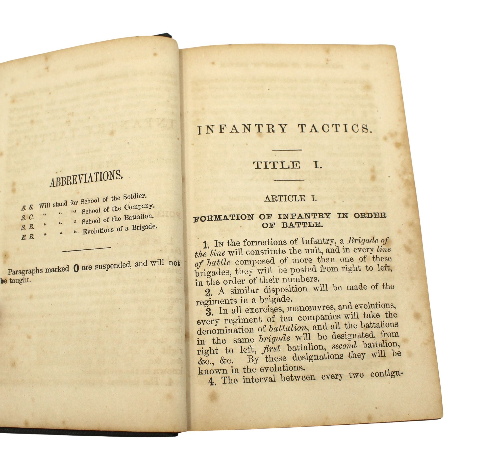 Casey's Infantry Tactics by Brig. Gen. Silas Casey, Three Volume Set, 1862 - The Great Republic