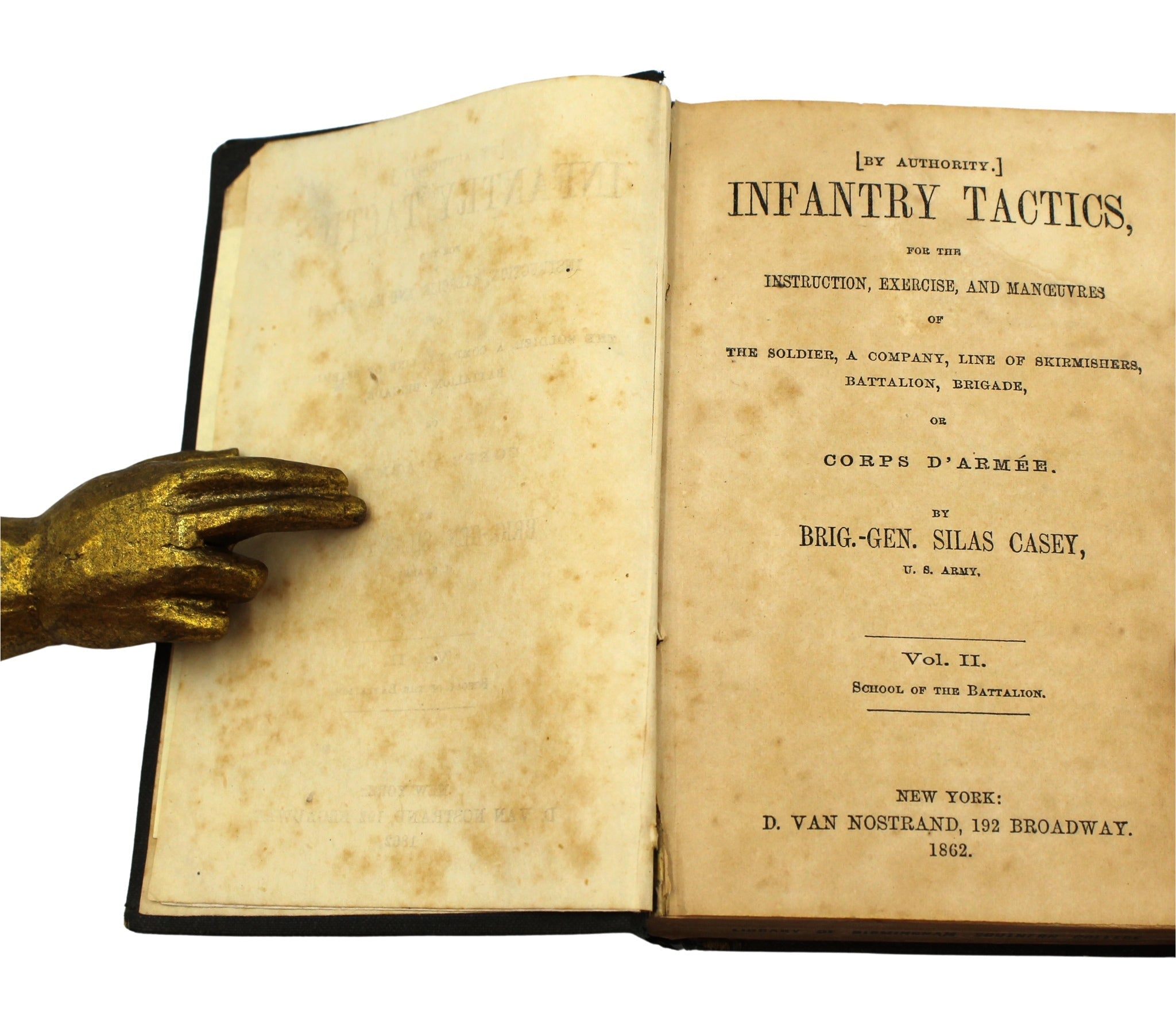 Casey's Infantry Tactics by Brig. Gen. Silas Casey, Three Volume Set, 1862 - The Great Republic