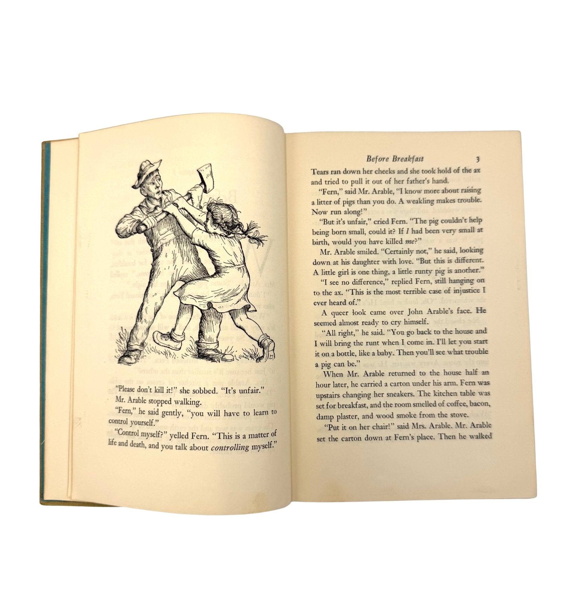 Charlotte's Web by E.B. White, First Edition, First Printing, in Original Dust Jacket, 1952 - The Great Republic