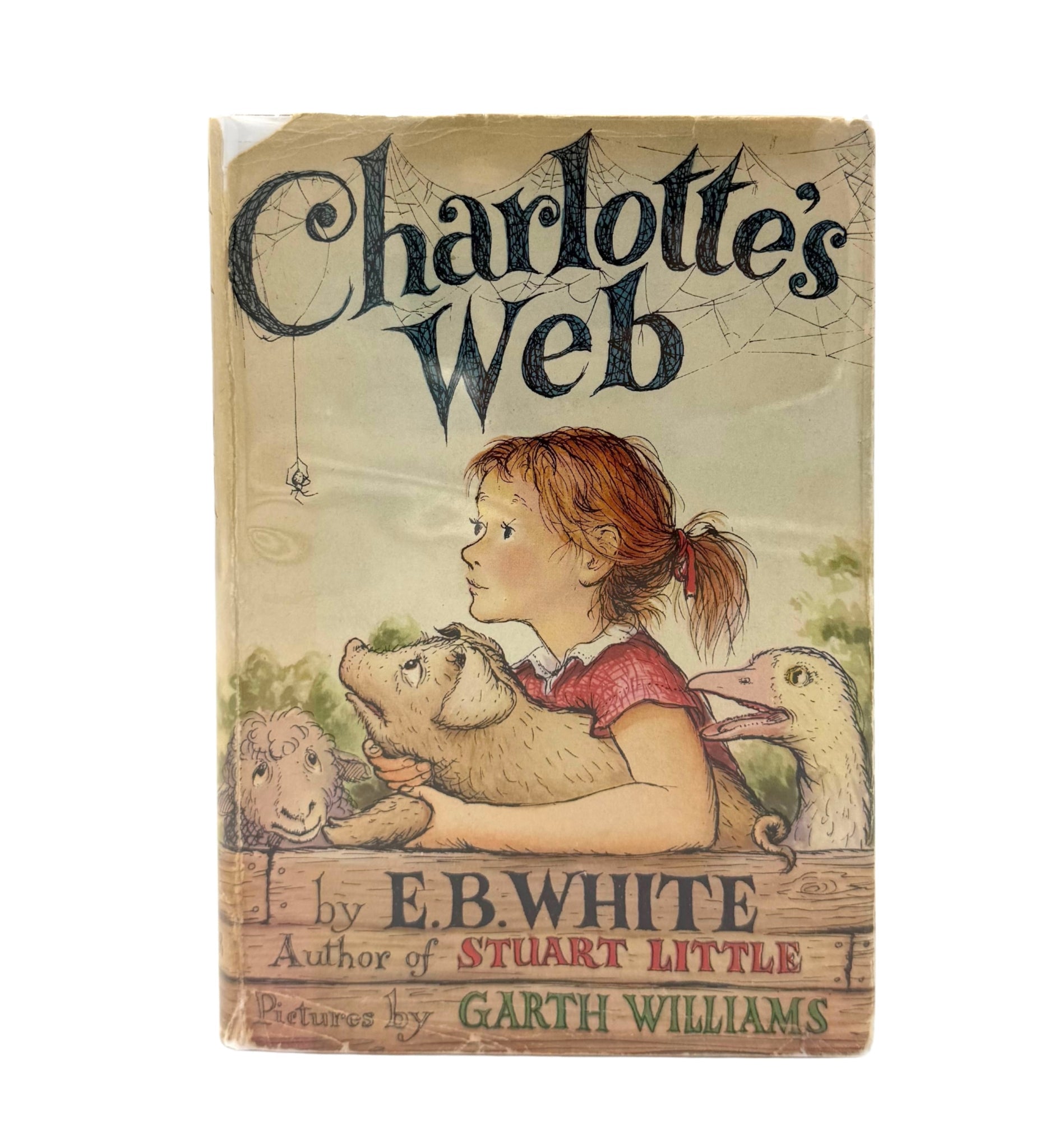 Charlotte's Web by E.B. White, First Edition, First Printing, in Original Dust Jacket, 1952 - The Great Republic