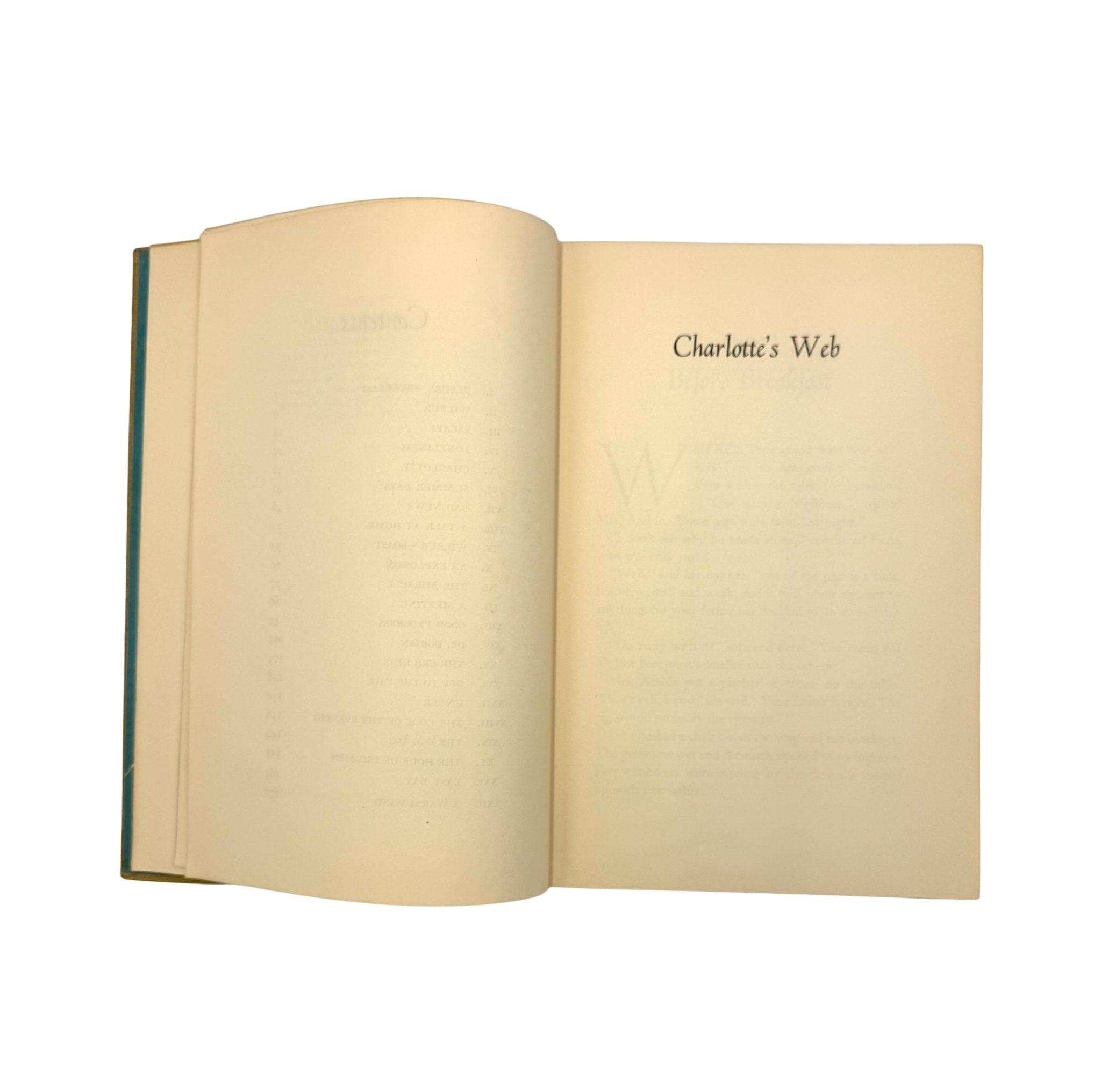 Charlotte's Web by E.B. White, First Edition, First Printing, in Original Dust Jacket, 1952 - The Great Republic