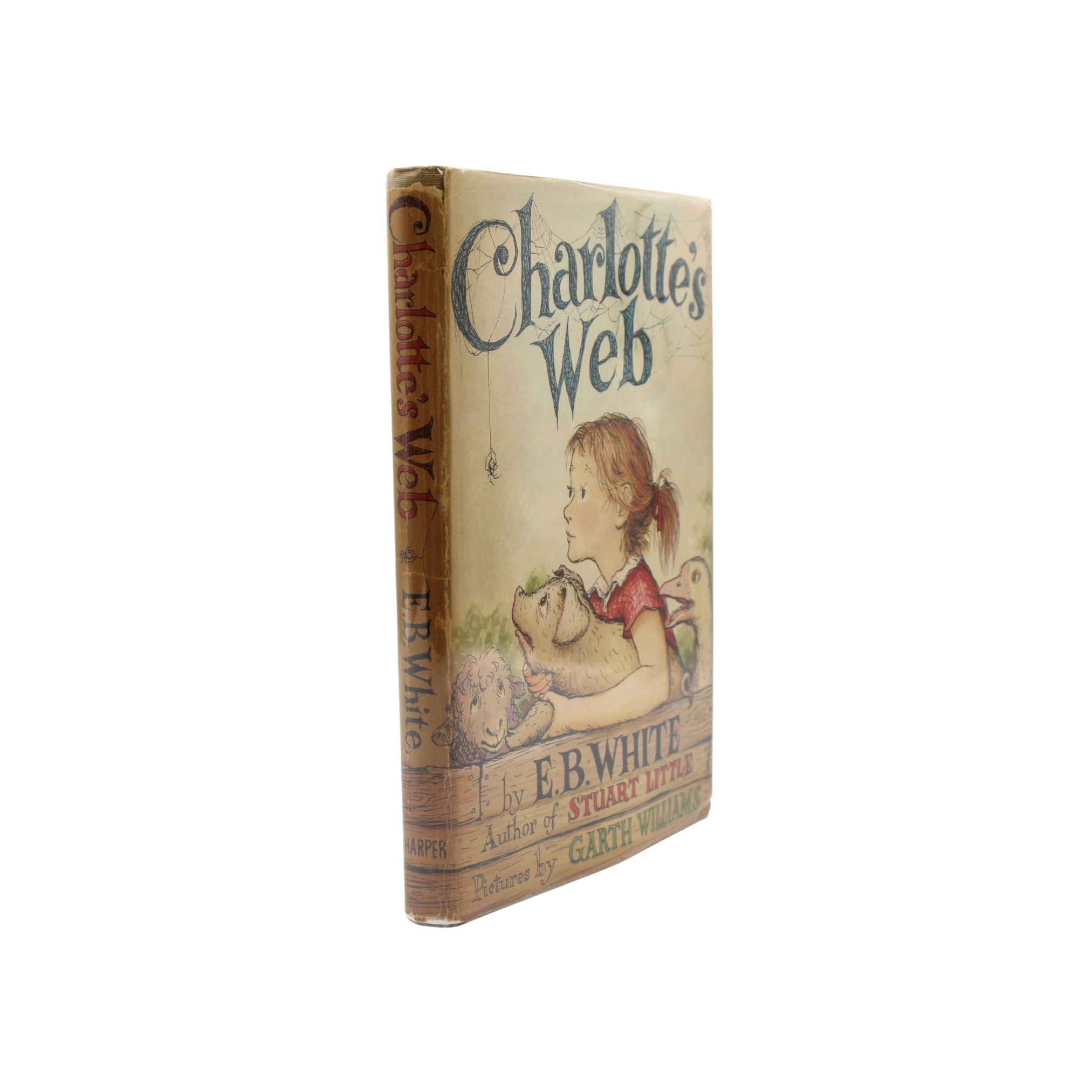 Charlotte's Web by E.B. White, First Edition, First Printing, in Original Dust Jacket, 1952 - The Great Republic