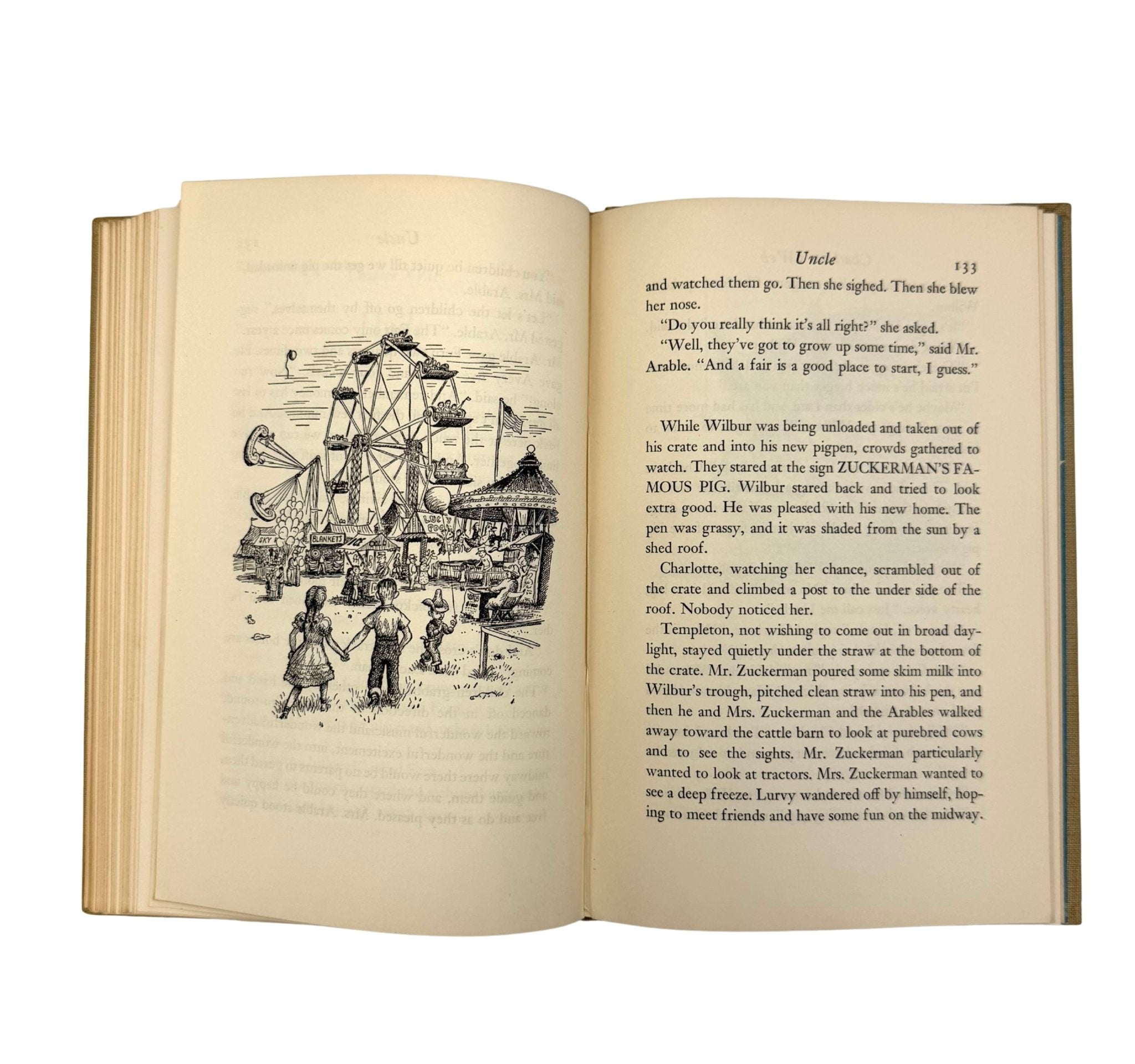 Charlotte's Web by E.B. White, First Edition, First Printing, in Original Dust Jacket, 1952 - The Great Republic