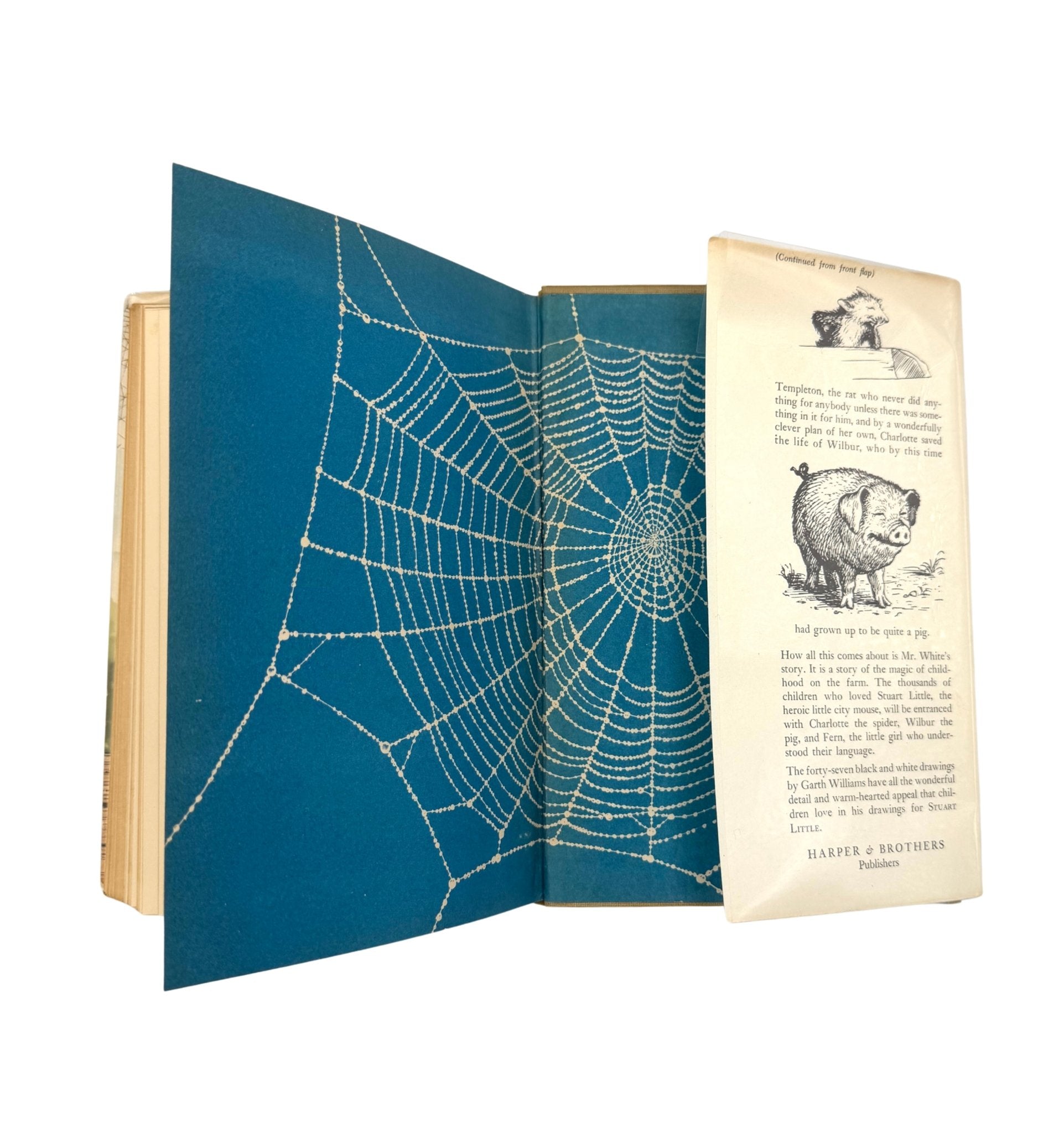 Charlotte's Web by E.B. White, First Edition, First Printing, in Original Dust Jacket, 1952 - The Great Republic