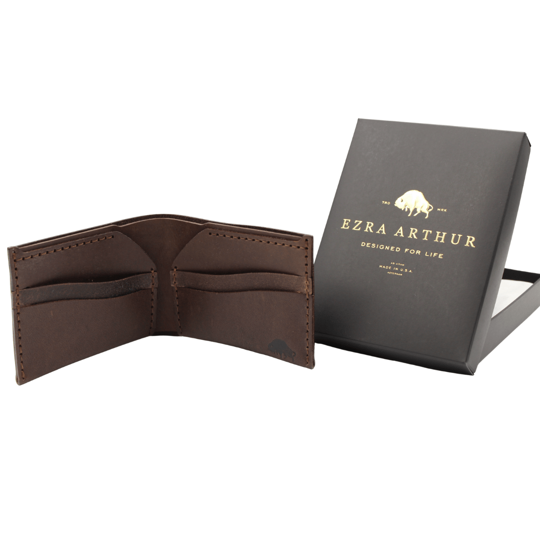 Classic Bifold Wallet No. 6 in Malbec - The Great Republic
