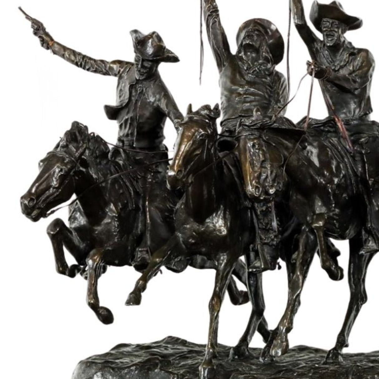 "Coming Through the Rye" Bronze Sculpture, after Frederic Remington - The Great Republic