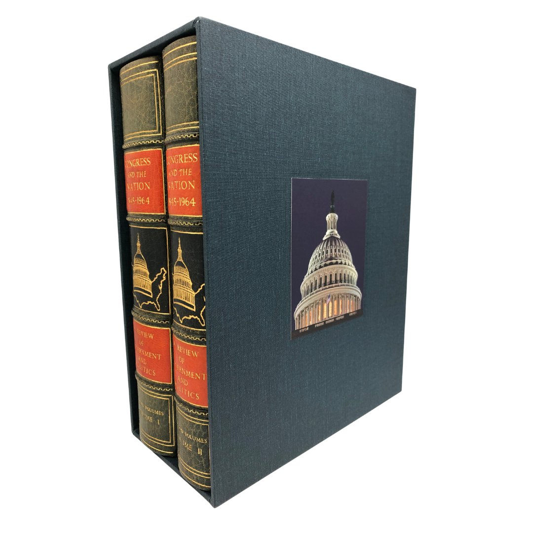 Congress and the Nation 1946 - 1964: A Review of Government and Politics, Published by the Congressional Quarterly Service, Two Volume Set - The Great Republic