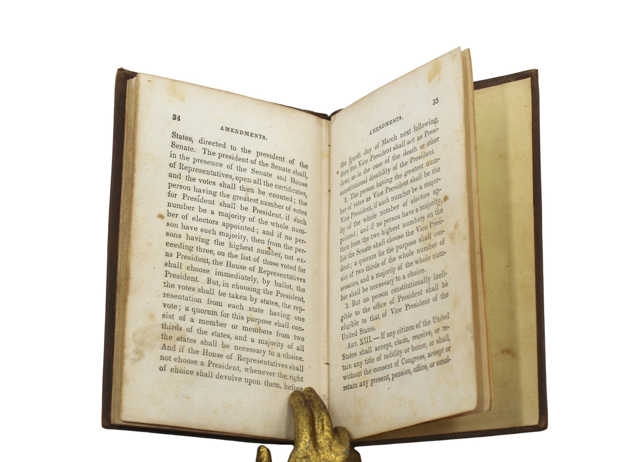 Constitution of the United States of America, Published by Nathaniel Dayton, circa 1850 - The Great Republic