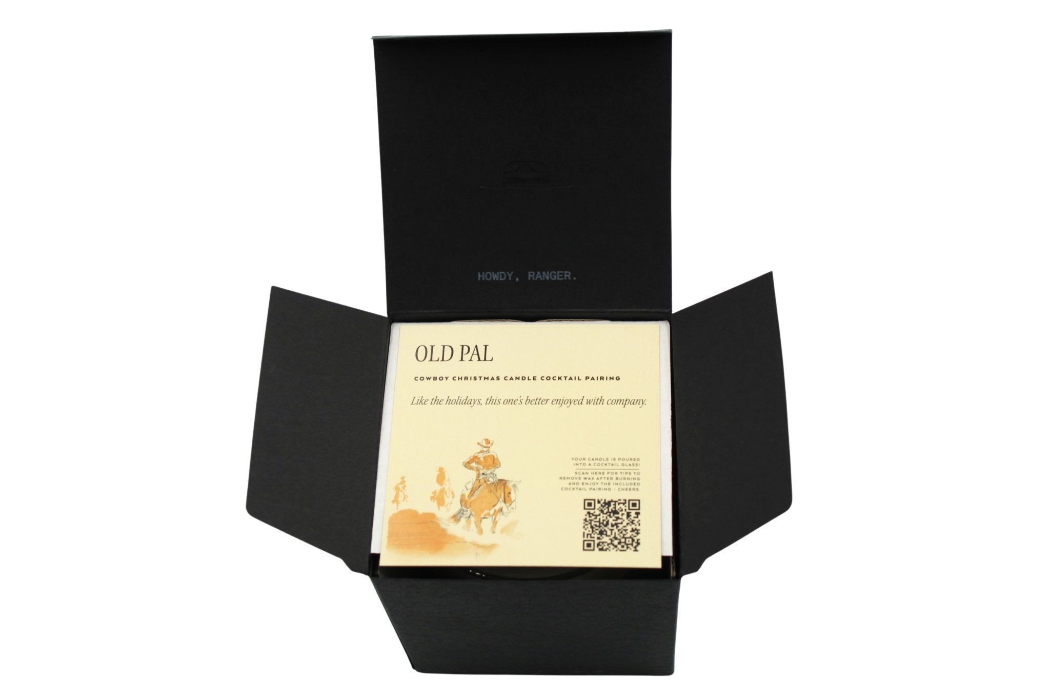 Cowboy Christmas Candle - The Great Republic