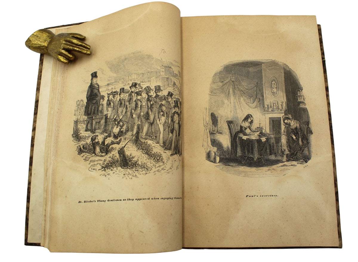 Dombey and Son by Charles Dickens, Early American Edition, Illustrated, 1848 - The Great Republic