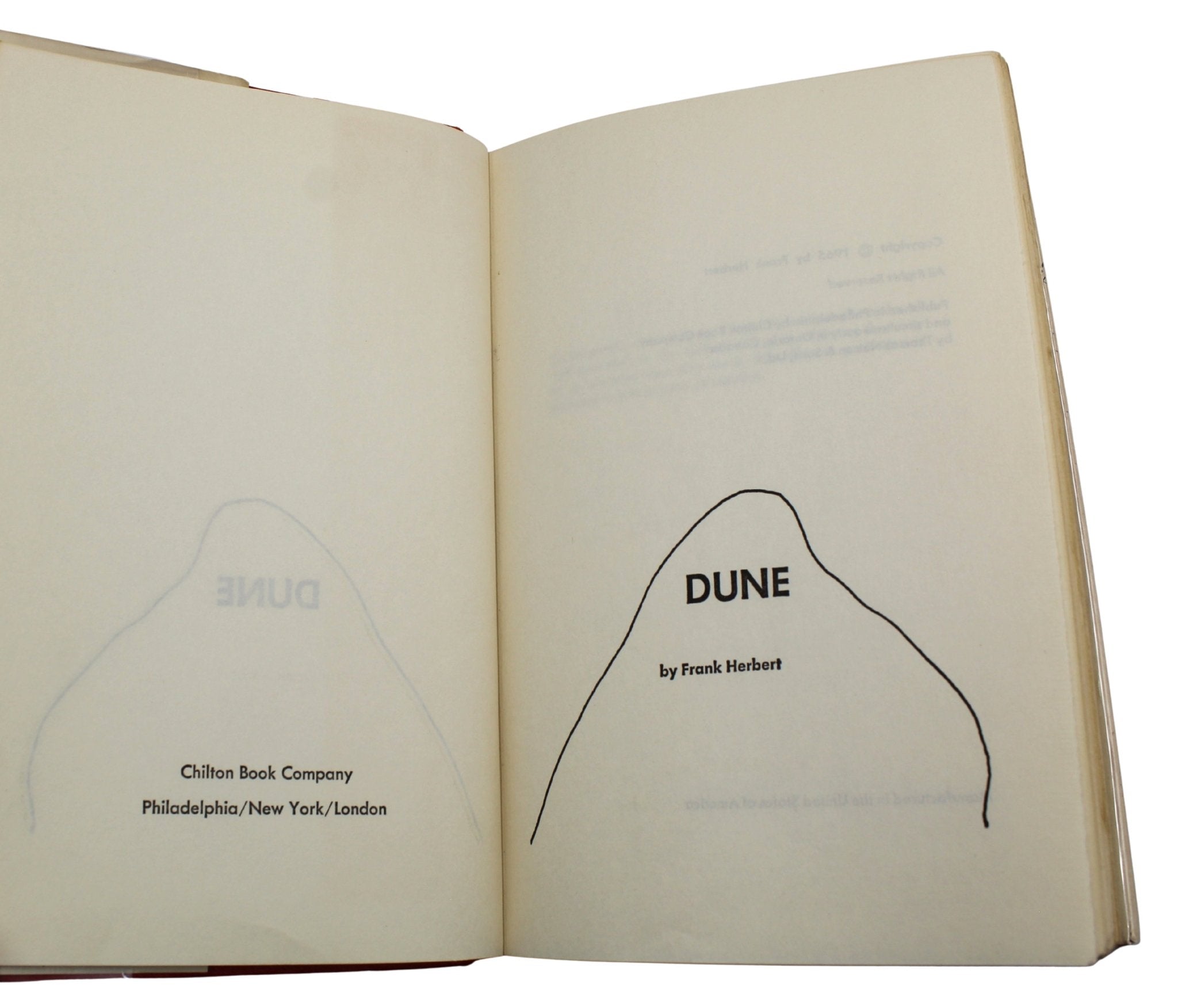 Dune by Frank Herbert, Book Club Edition, in Original Dust Jacket, 1965 - The Great Republic