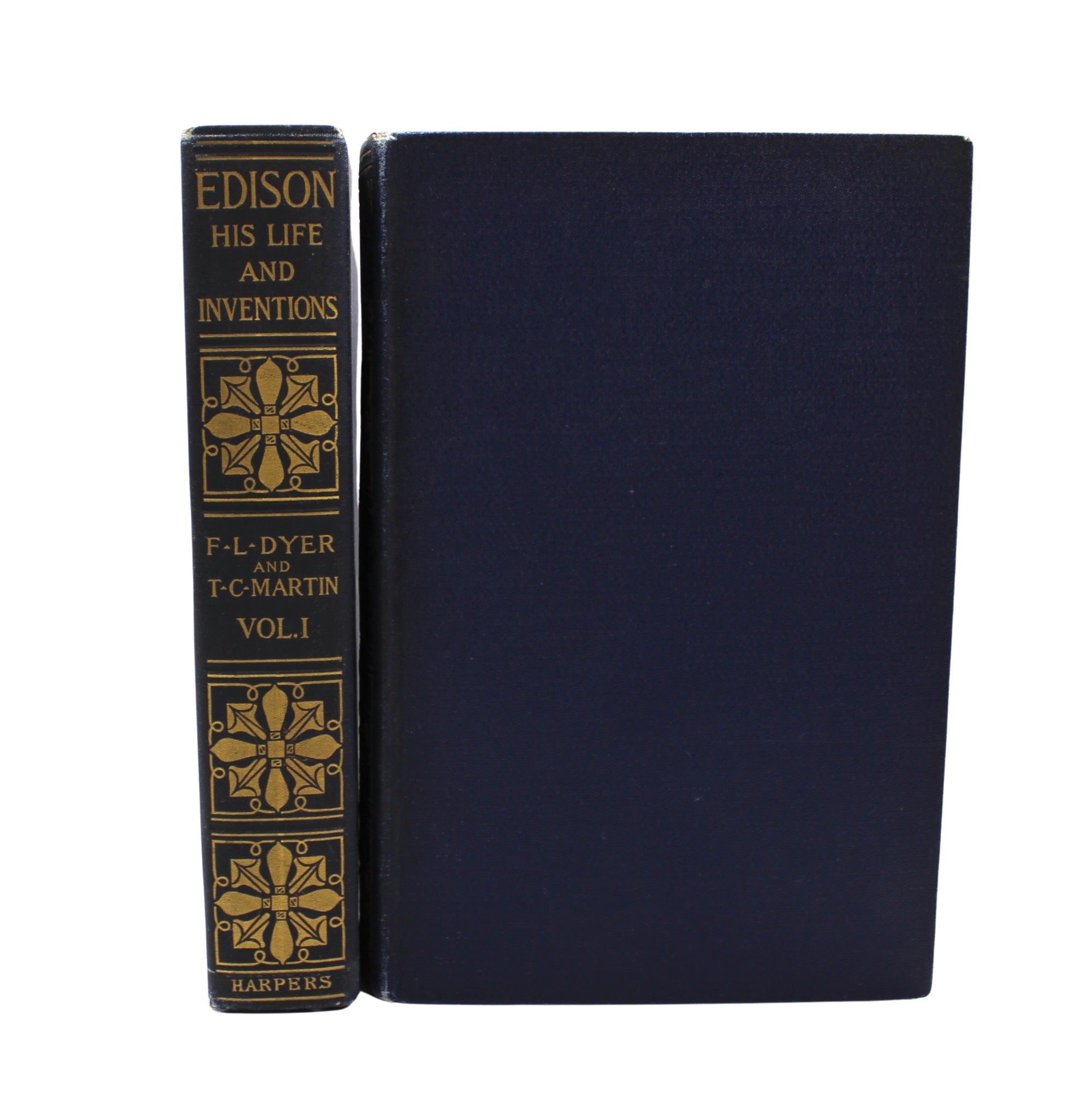 Edison: His Life and Inventions by Frank Lewis Dyer and Thomas Commerford Martin, First Edition, Two Volumes, 1910 - The Great Republic