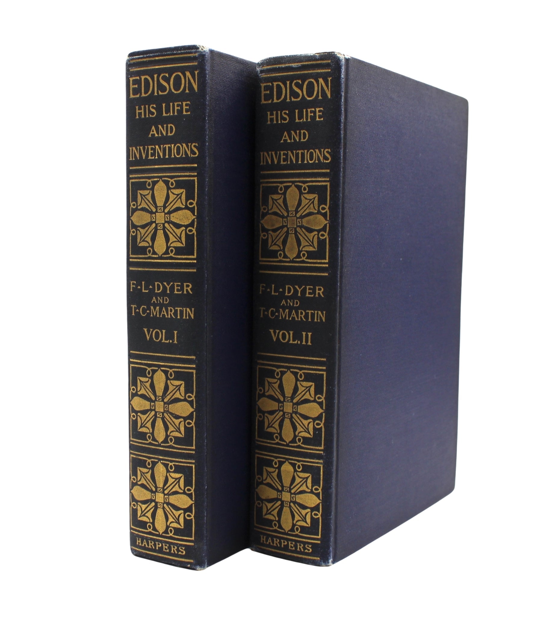 Edison: His Life and Inventions by Frank Lewis Dyer and Thomas Commerford Martin, First Edition, Two Volumes, 1910 - The Great Republic