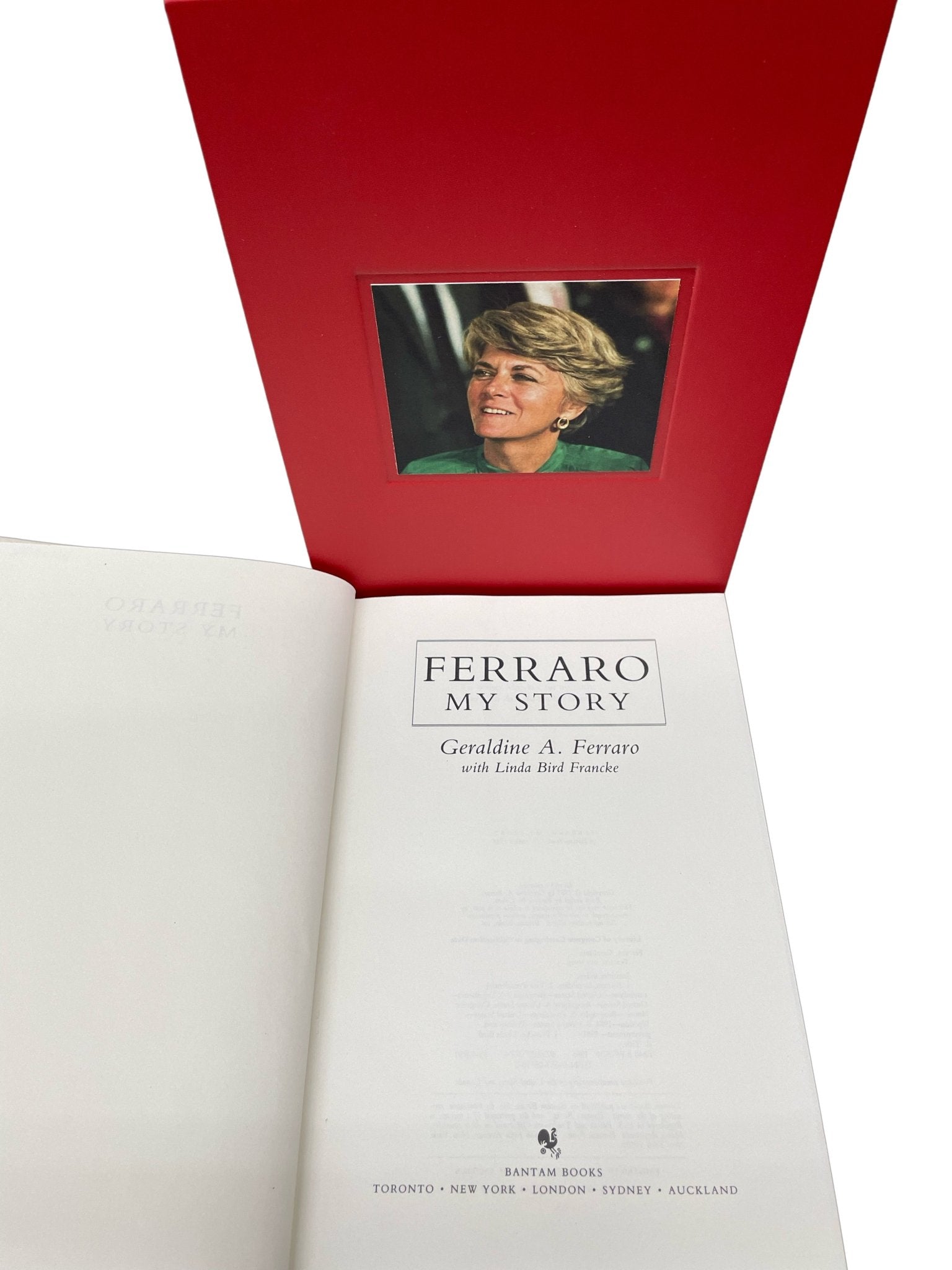 Ferraro: My Story, Signed by Geraldine Ferraro, First Edition, 1985 - The Great Republic