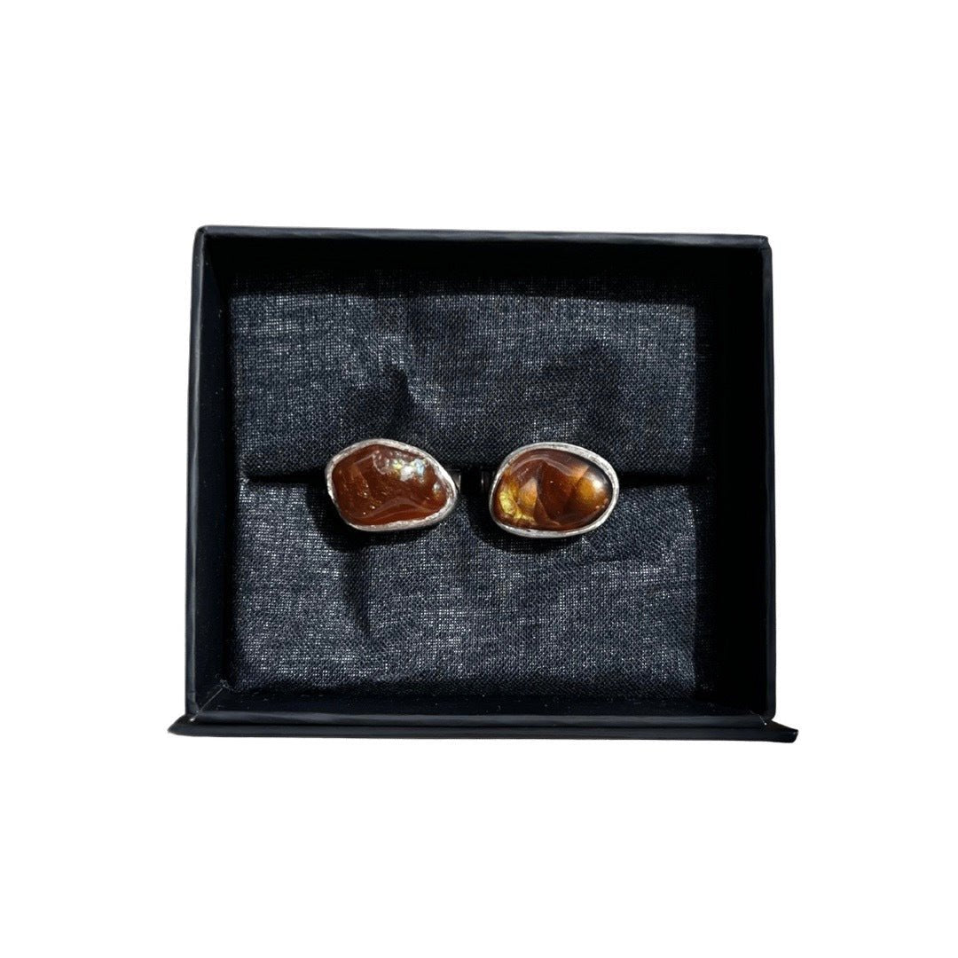 Fire Opal Cufflinks - The Great Republic