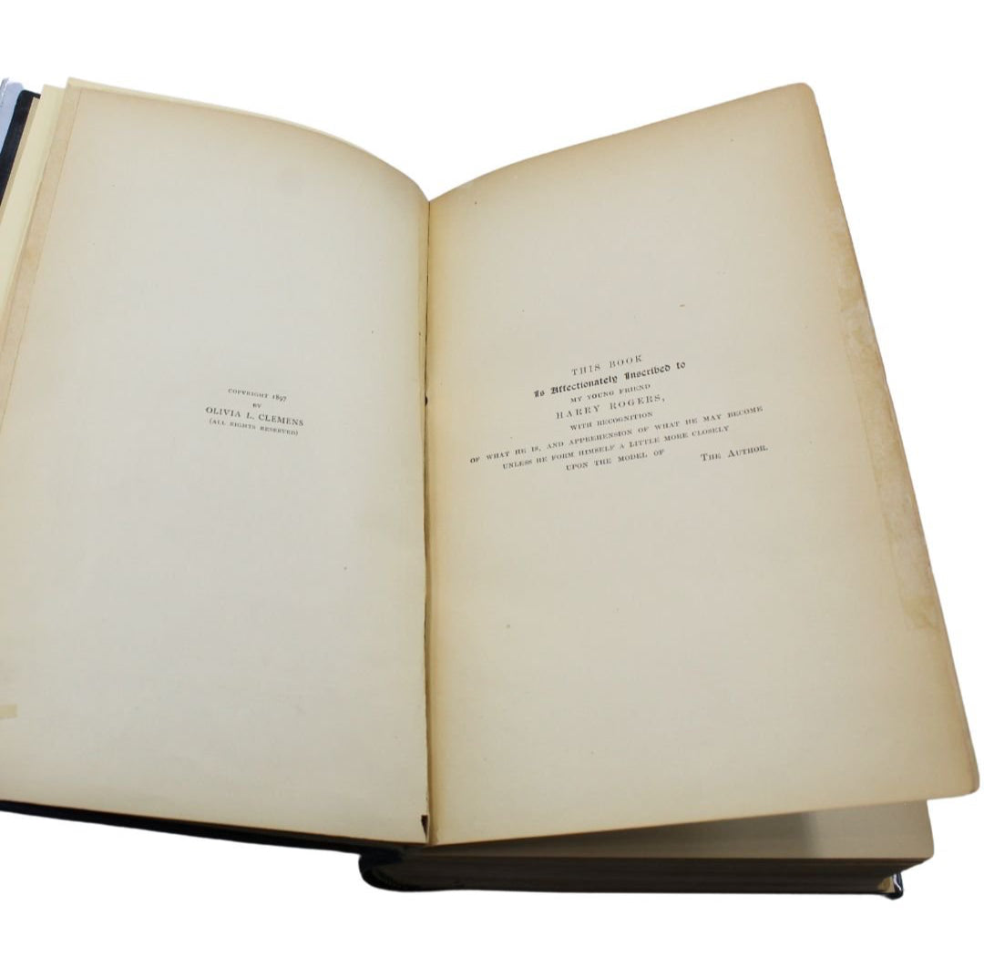 Following the Equator: A Journey Around the World by Mark Twain, First Edition, 1897 - The Great Republic