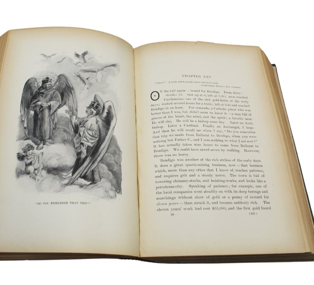 Following the Equator: A Journey Around the World by Mark Twain, First Edition, 1897 - The Great Republic