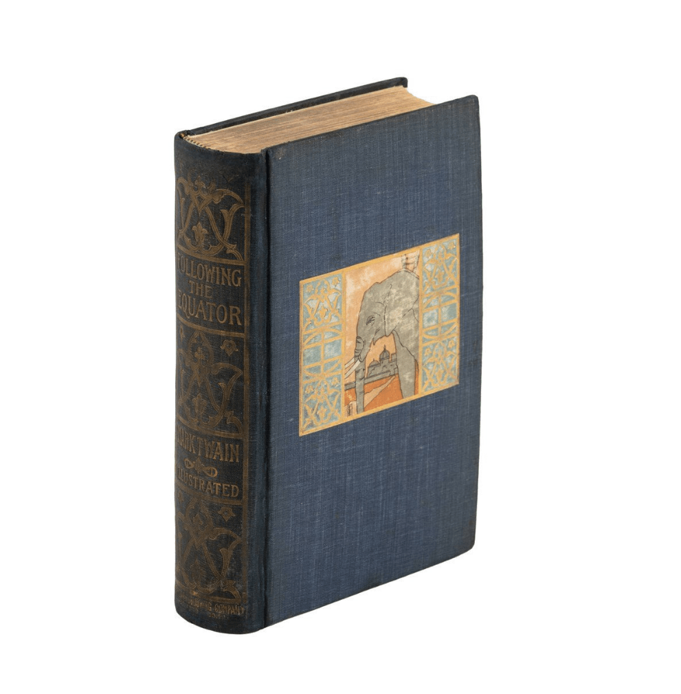 Following the Equator: A Journey Around the World by Mark Twain, First Edition, 1897 - The Great Republic