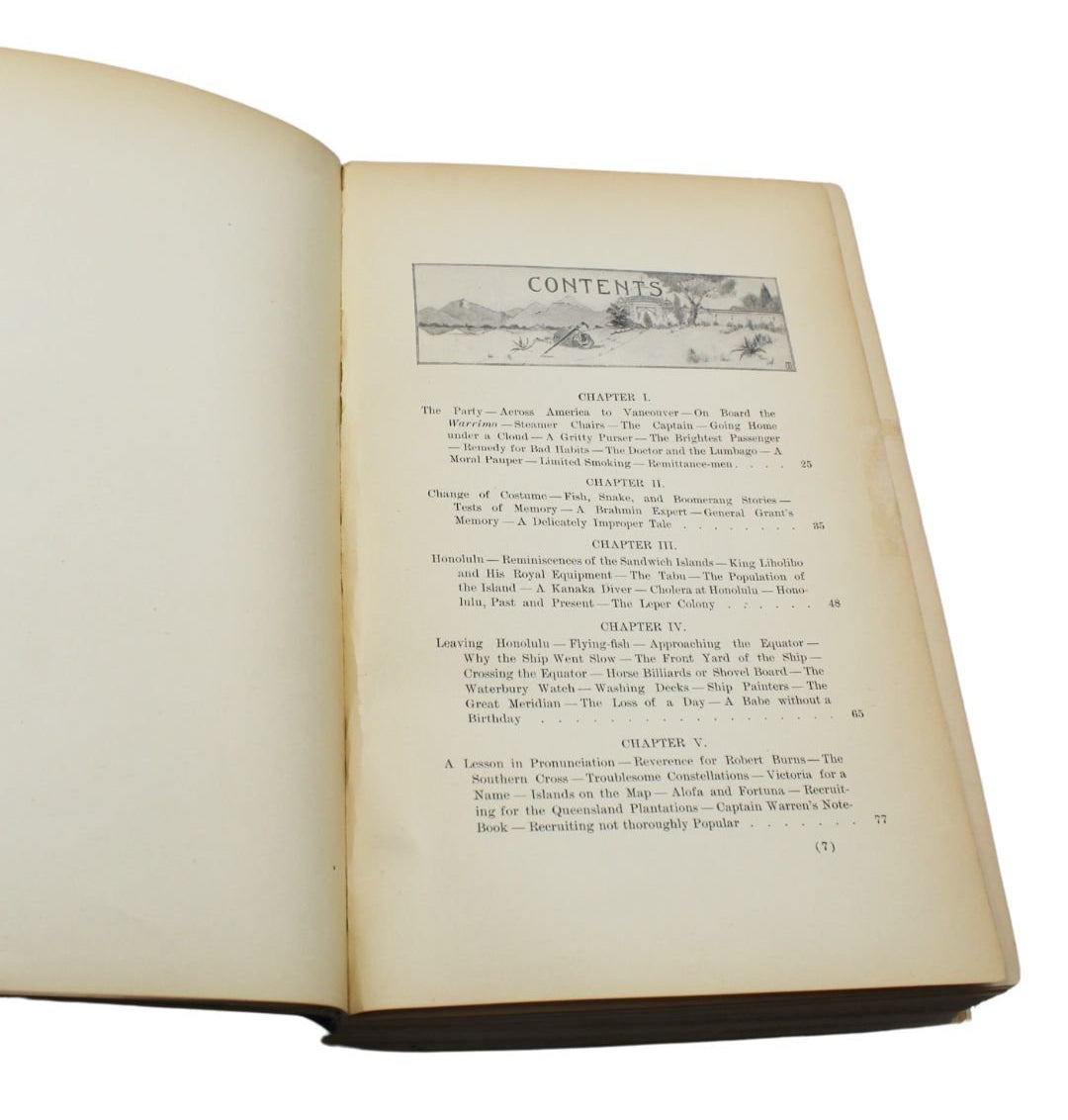 Following the Equator: A Journey Around the World by Mark Twain, First Edition, 1897 - The Great Republic