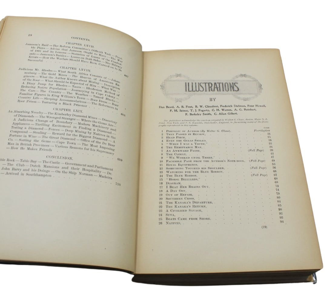Following the Equator: A Journey Around the World by Mark Twain, First Edition, 1897 - The Great Republic