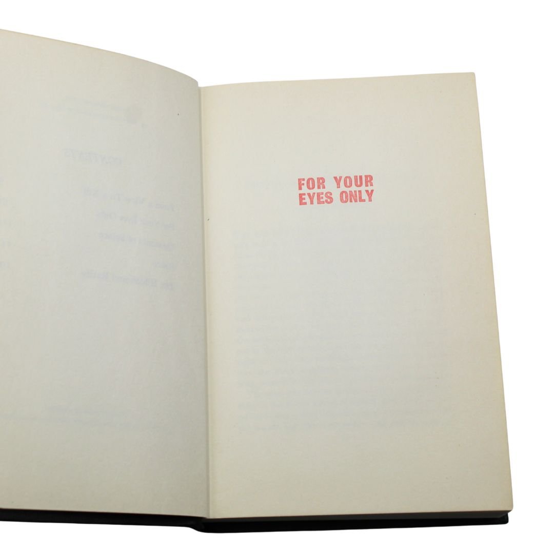 For Your Eyes Only by Ian Fleming, First Edition, First Printing, in Original Dust Jacket, 1960 - The Great Republic