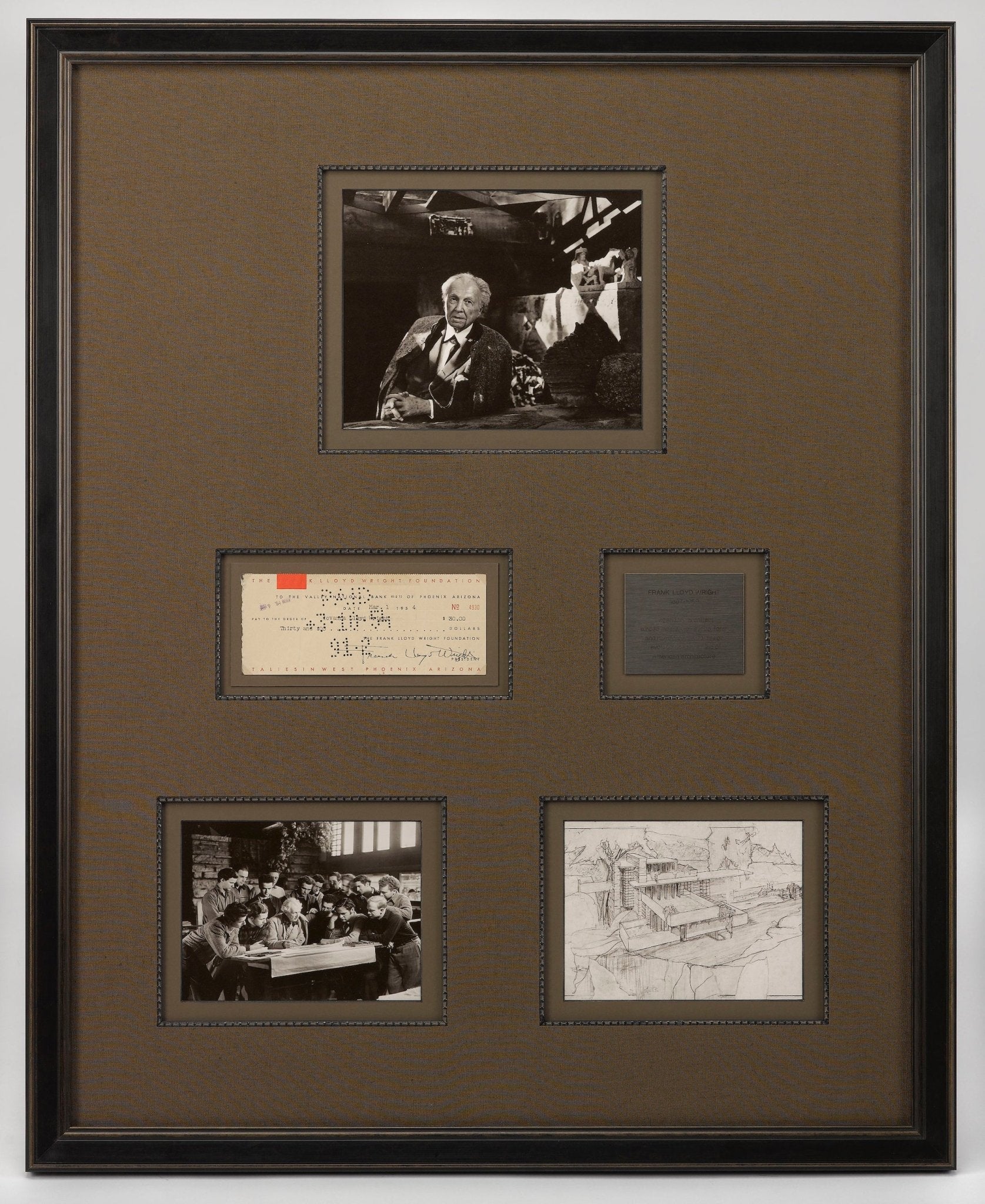 Frank Lloyd Wright Signature Collage - The Great Republic