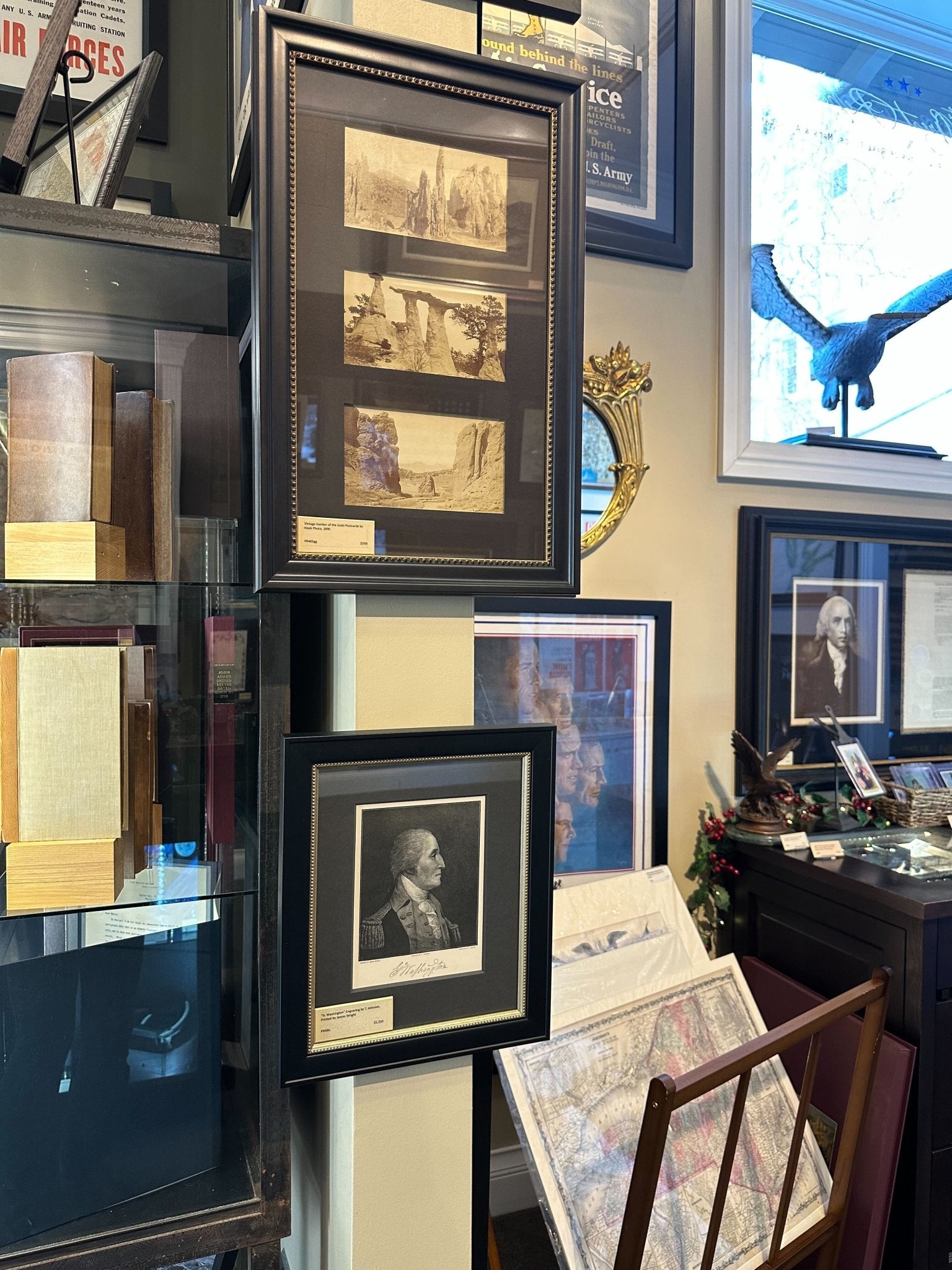 "G. Washington" Engraving by T. Johnson, after James Wright, 1890 - The Great Republic